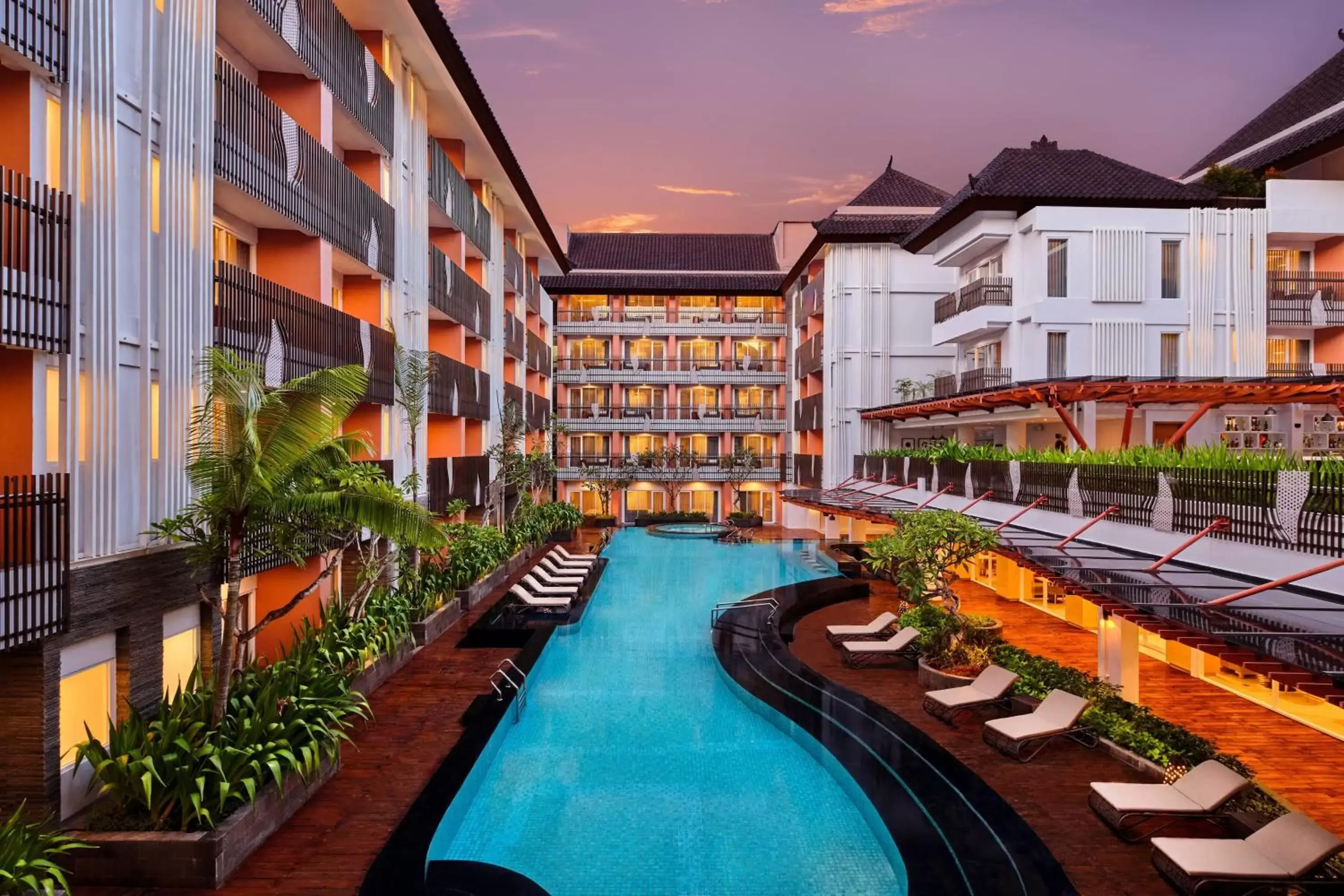 Swimming pool, Pool View in Fairfield by Marriott Bali Kuta Sunset Road