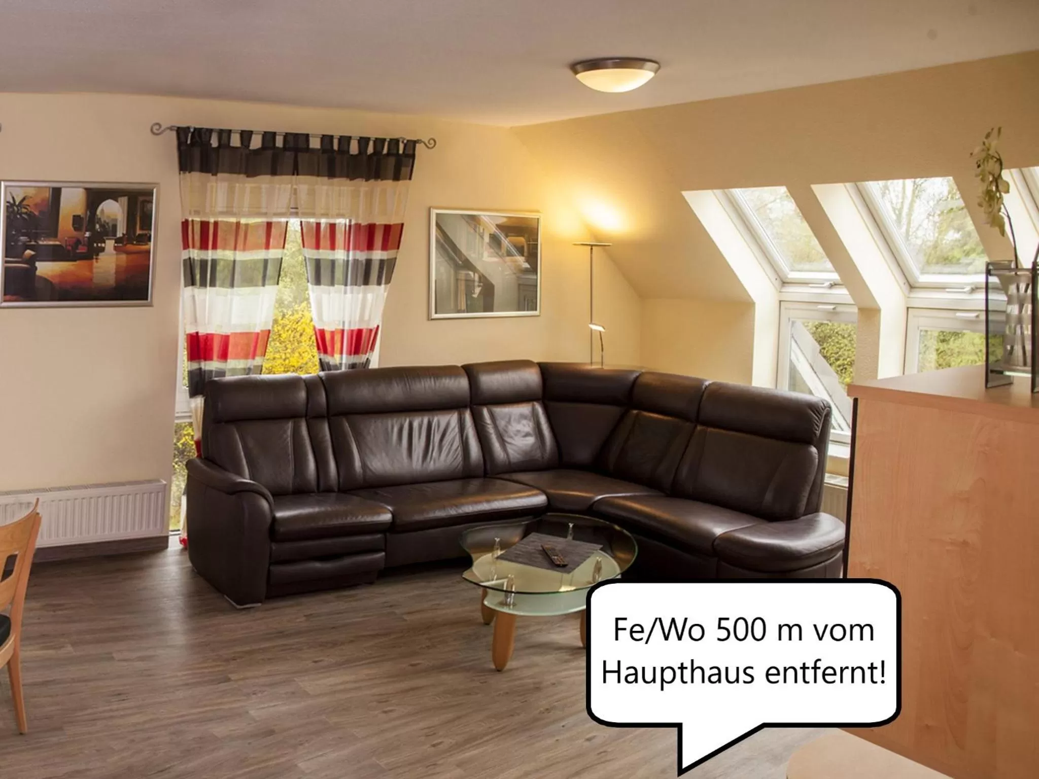 Living room in Gästehaus Scharfe Kurve