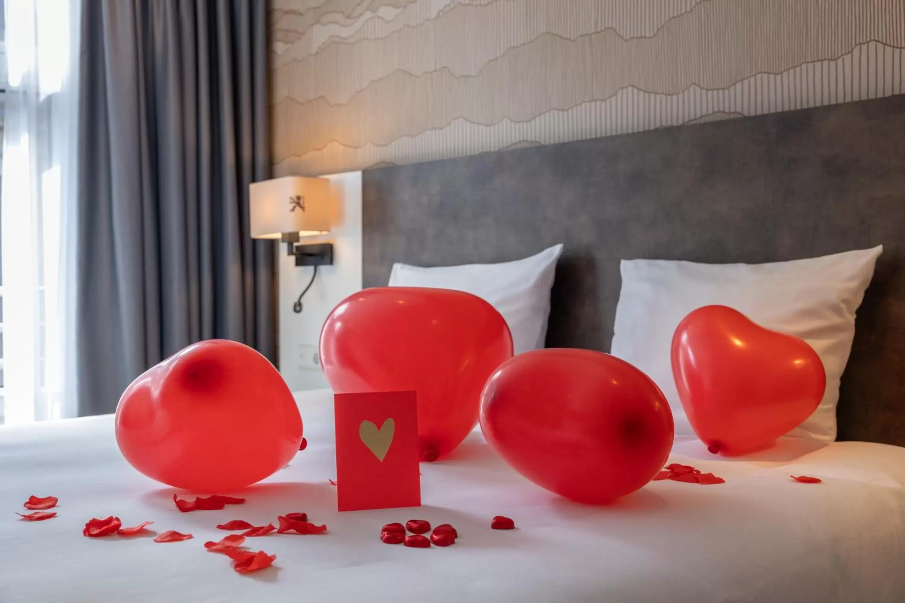 Bedroom in Hotel Amsterdam De Roode Leeuw