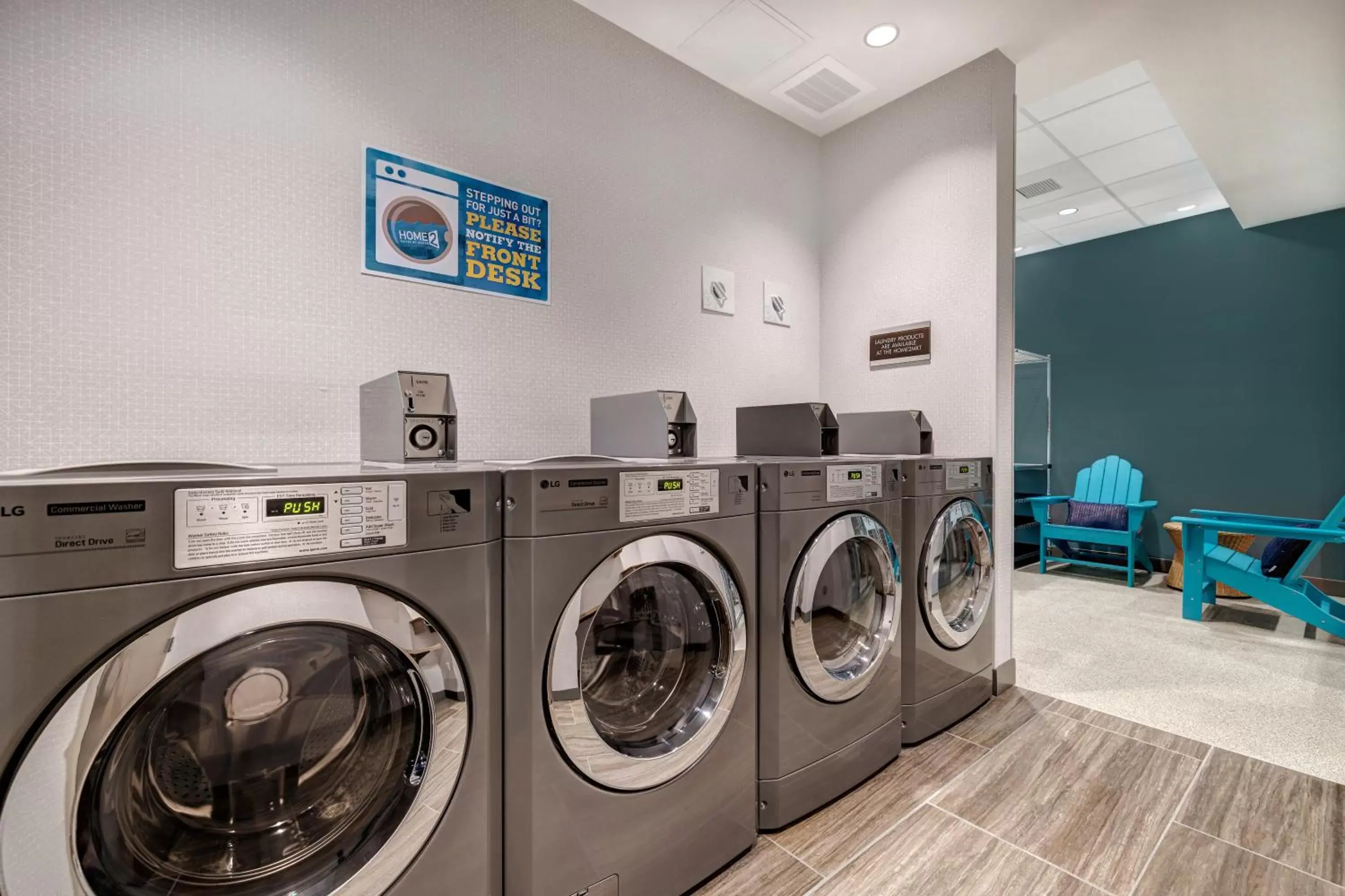 laundry, Kitchen/Kitchenette in Home2 Suites By Hilton Petaluma