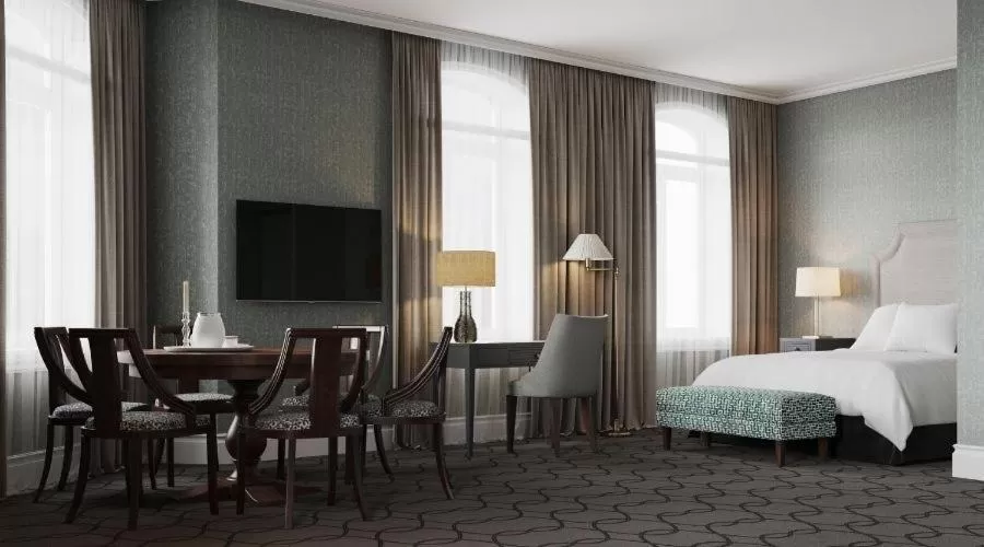 Bed in Hotel Victoria