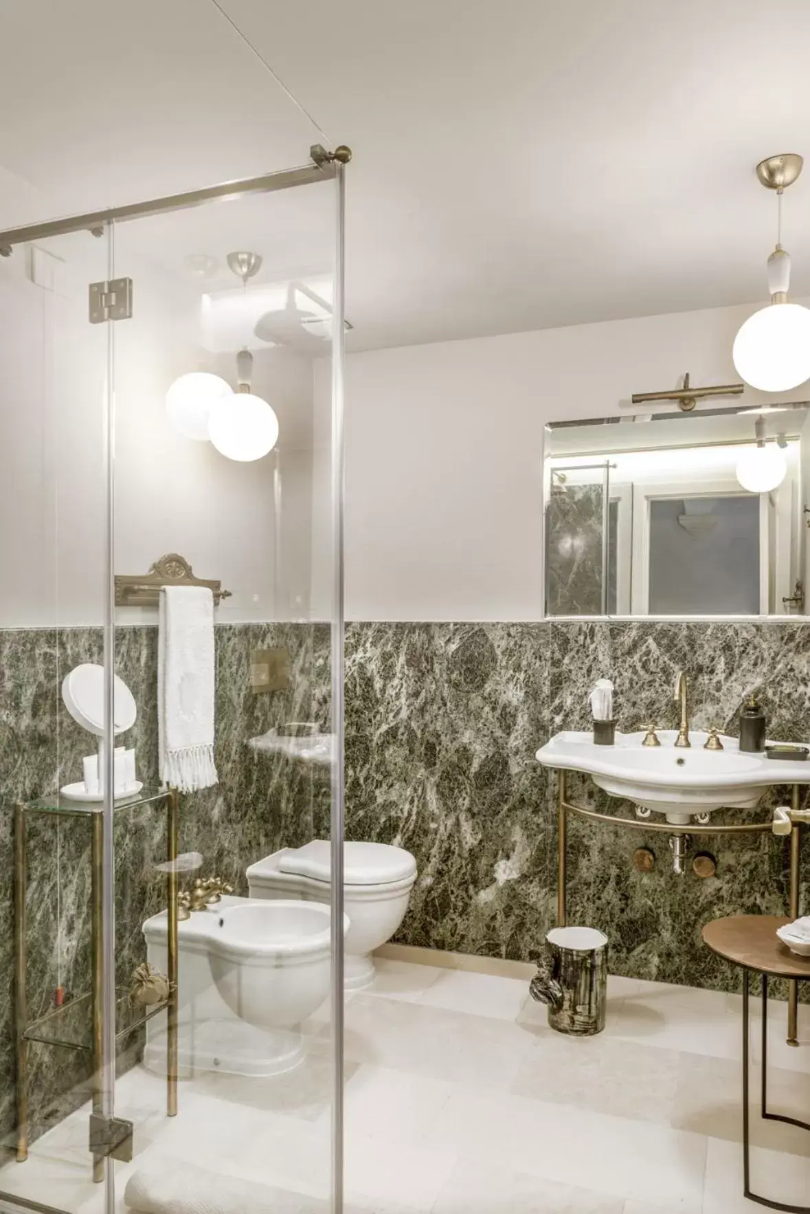 Shower, Bathroom in Palazzo Maresgallo Suites & SPA
