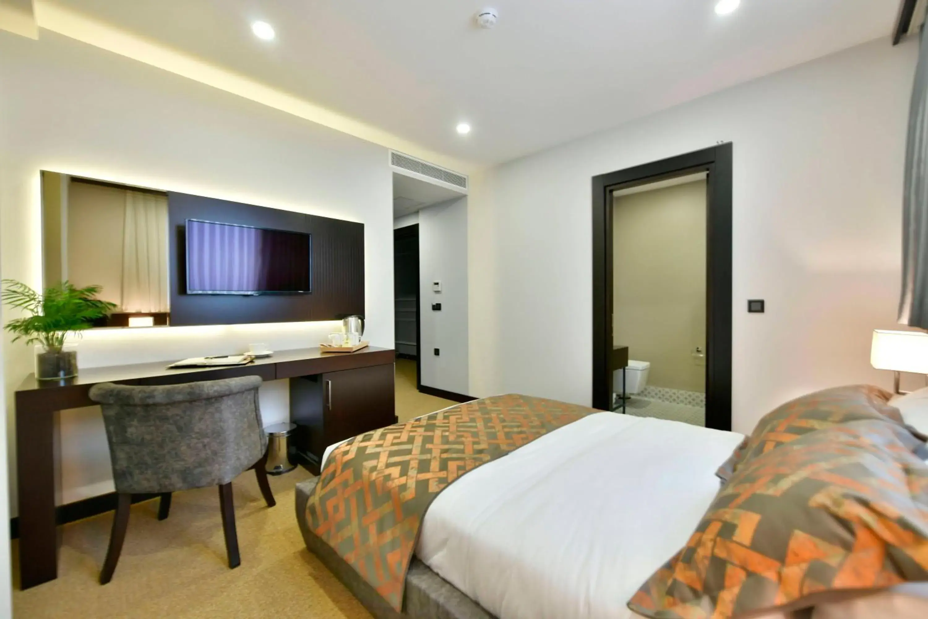 Bed in Ghan Hotel