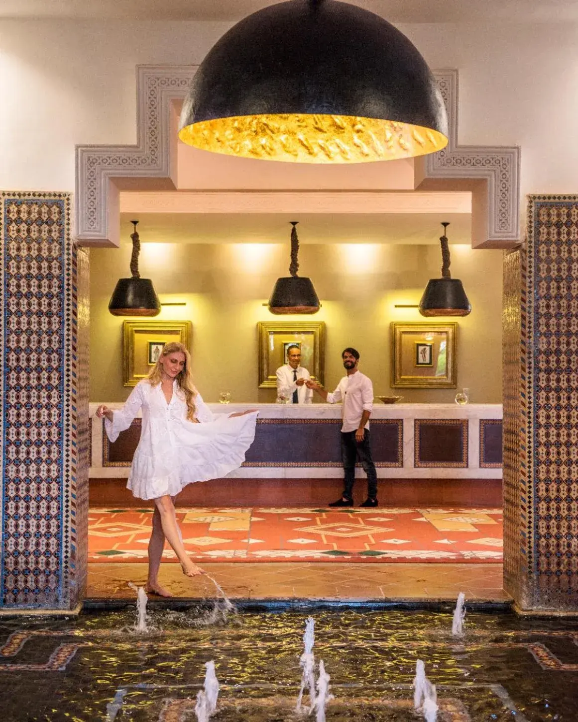 Lobby or reception in Berbère Palace