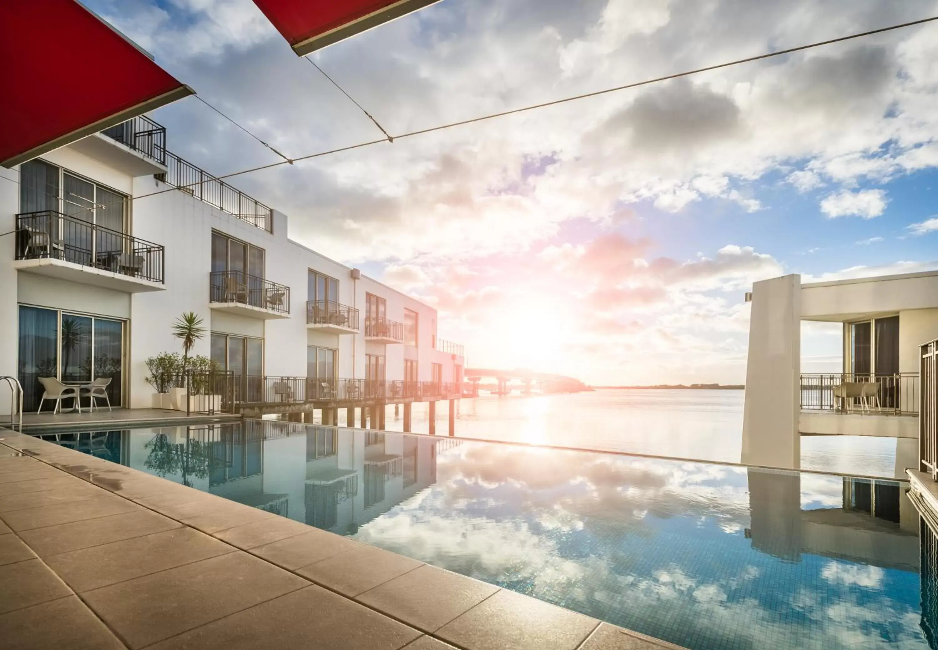 Balcony/Terrace, Swimming Pool in Trinity Wharf Tauranga