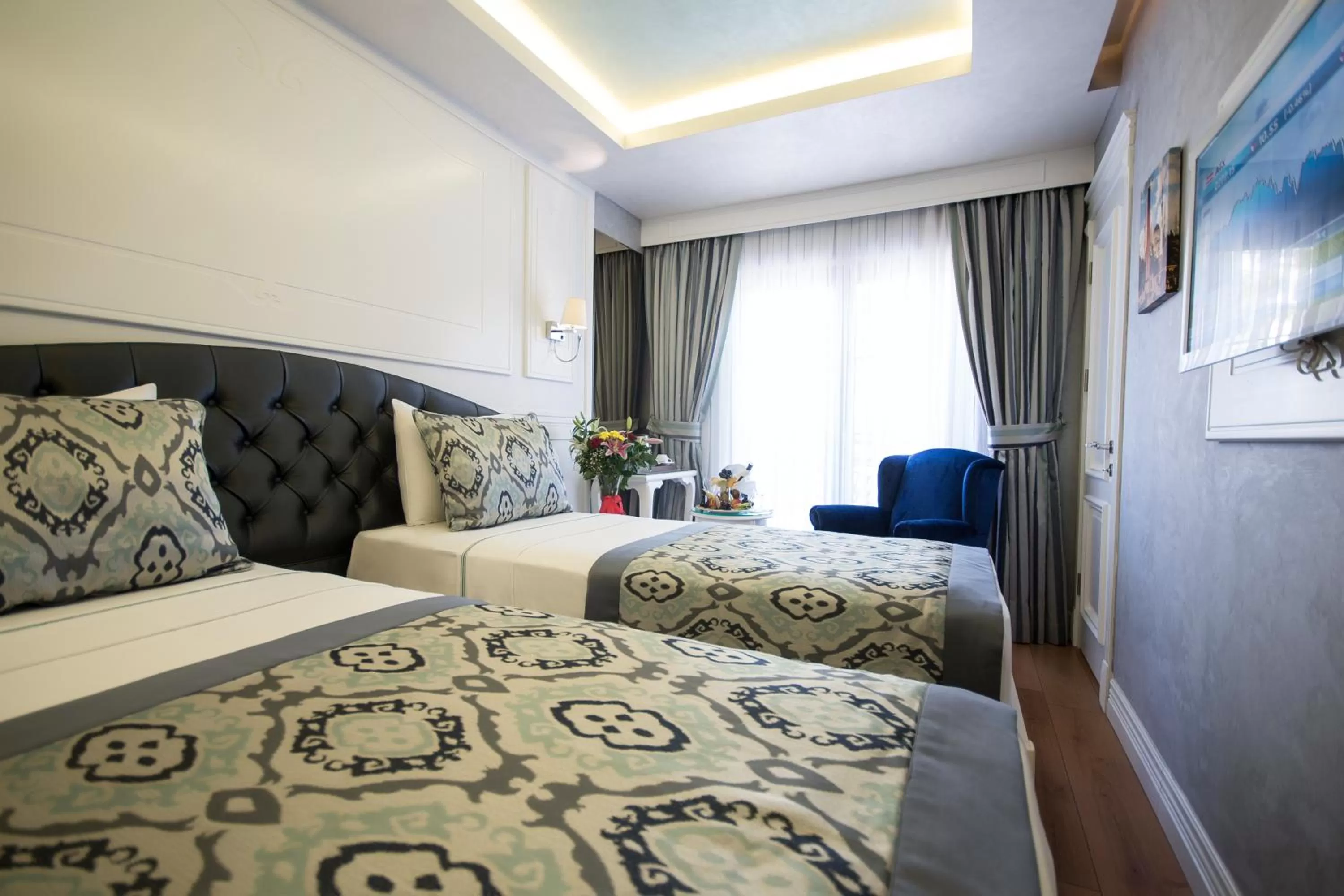 Bed in Antusa Palace Hotel & Spa