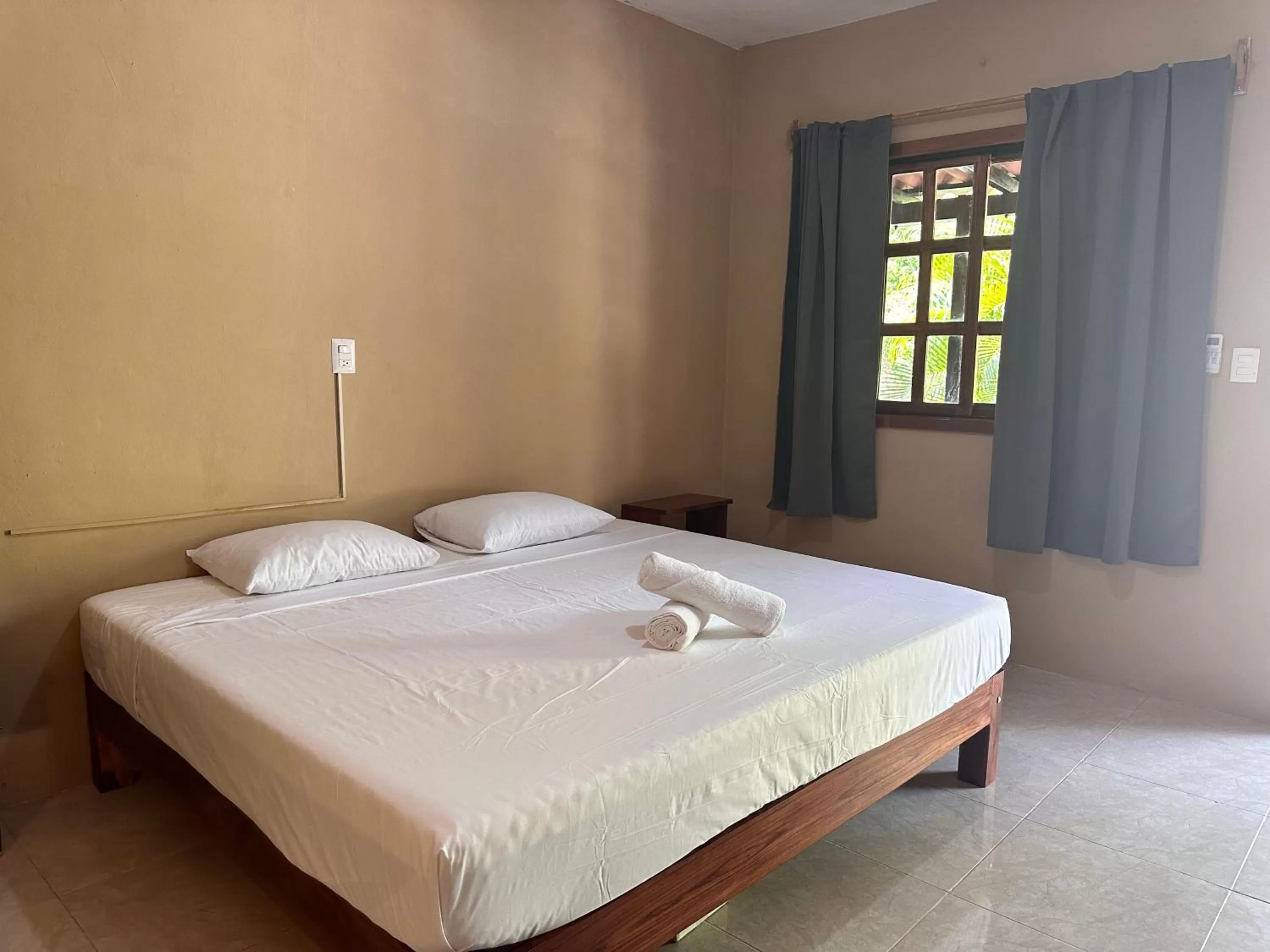 Bed in Hotel Bacalar Sunshine