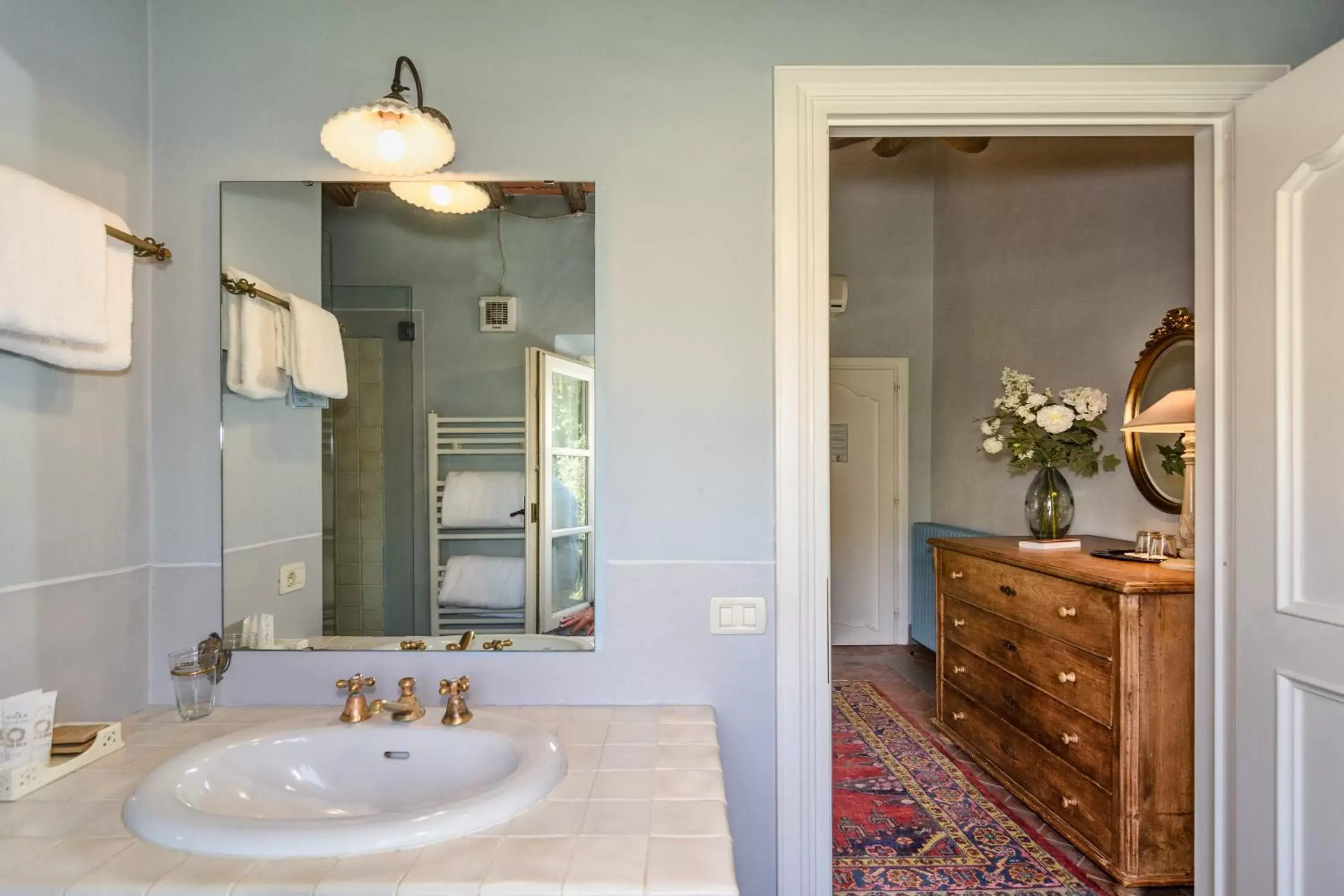 Bathroom in Hotel Albergo Villa Marta