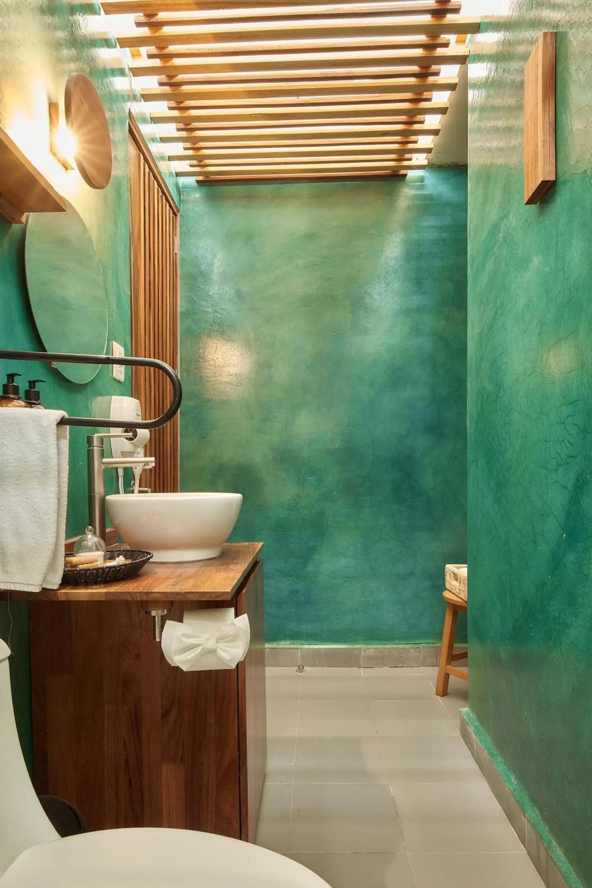 Bathroom in Hotel Casa de Arte Gallery and Pool