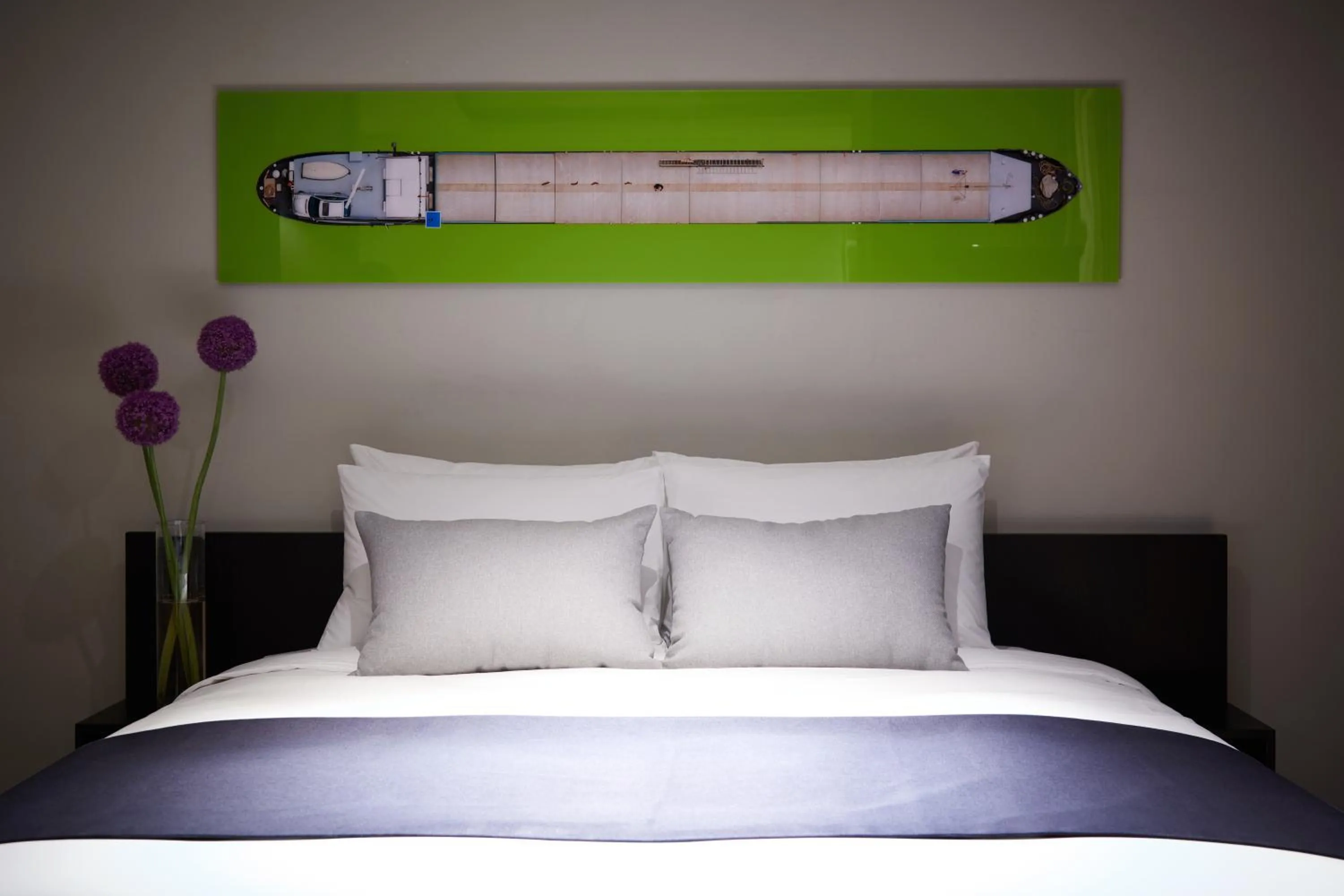 Decorative detail, Bed in Hotel Peyto Gangnam