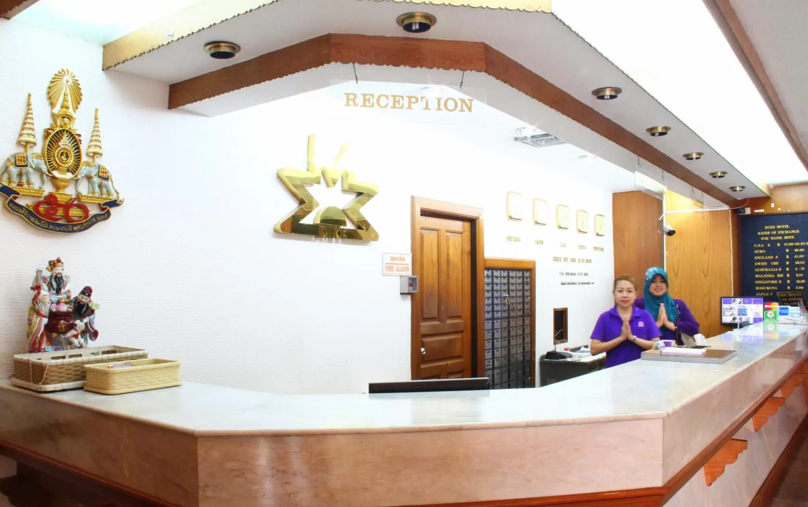 Staff, Lobby/Reception in Mike Hotel