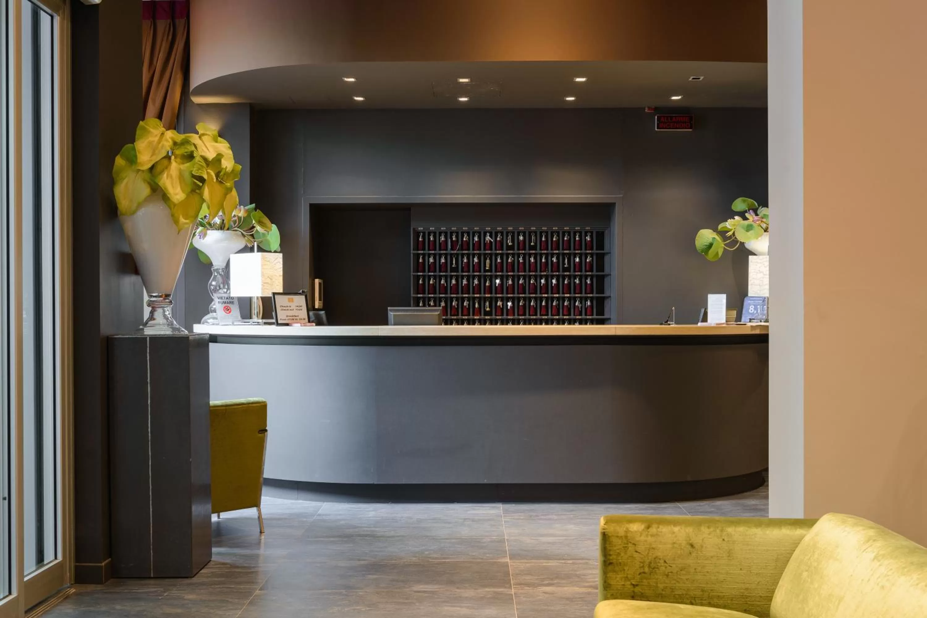 Lobby or reception in Windsor Hotel Milano