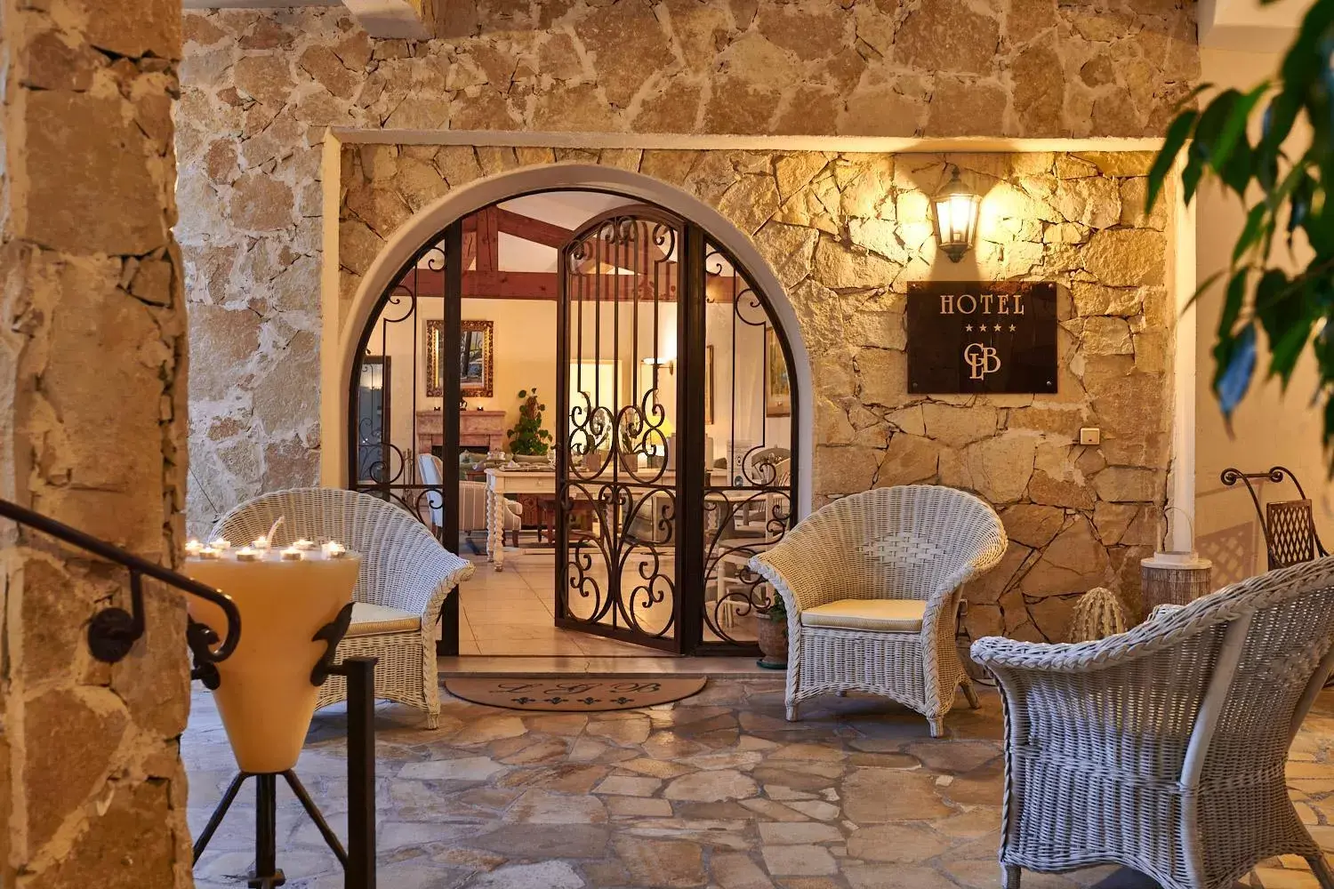 Property building, Seating Area in Hôtel La Grande Bastide