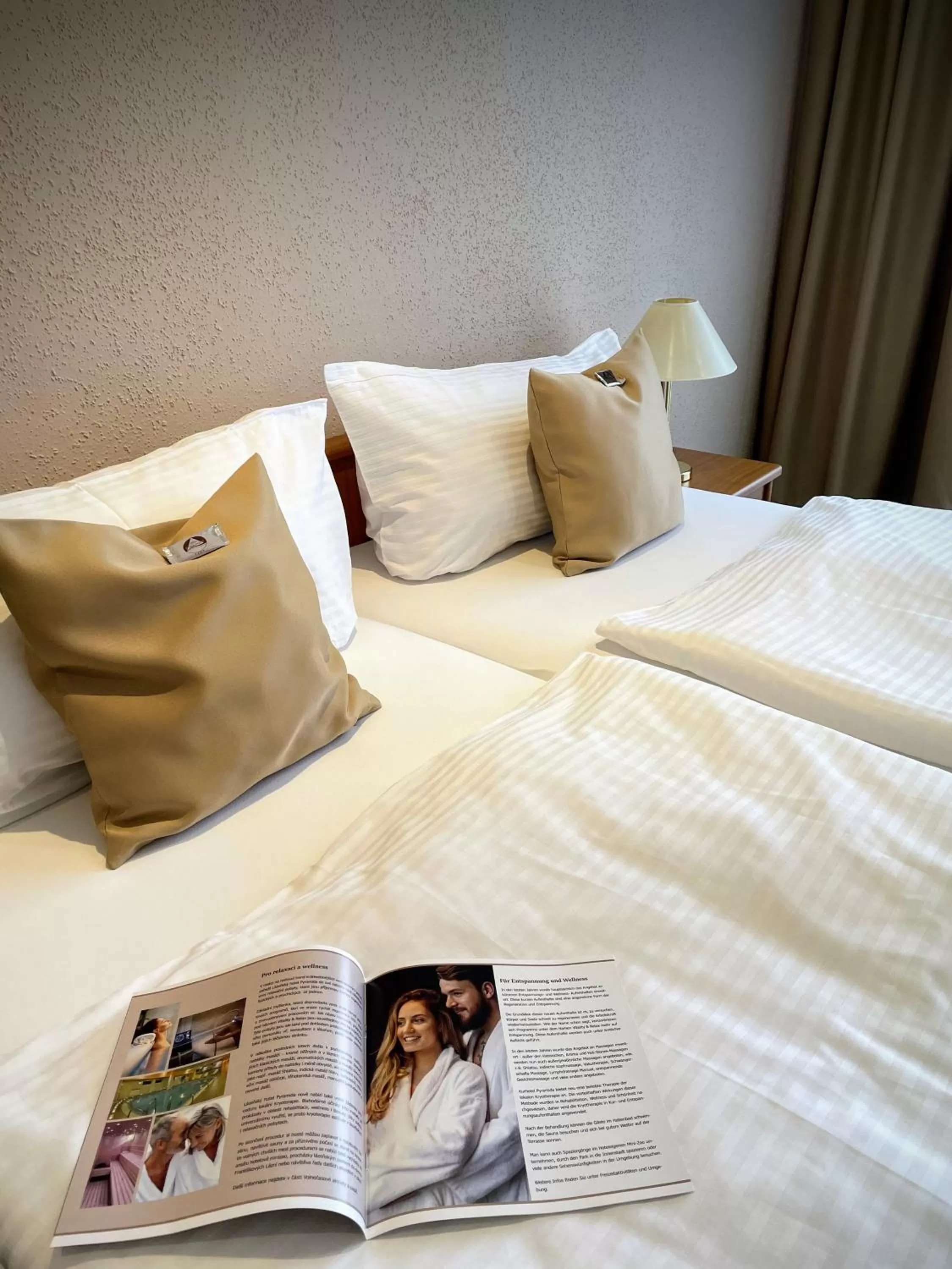 Bed in Lázeňský hotel Pyramida