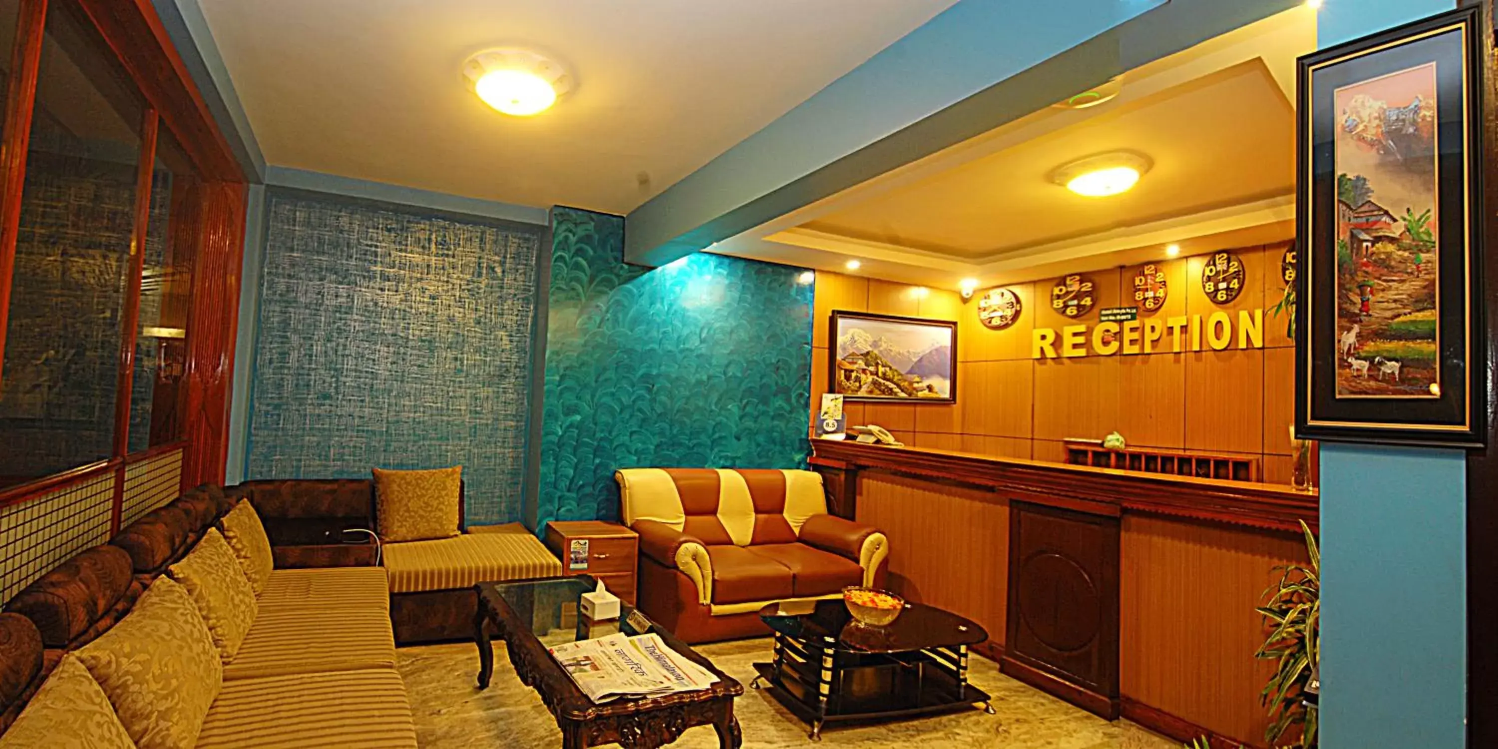 Lobby or reception in Hotel Amaryllis Lobby or reception in Hotel Amaryllis