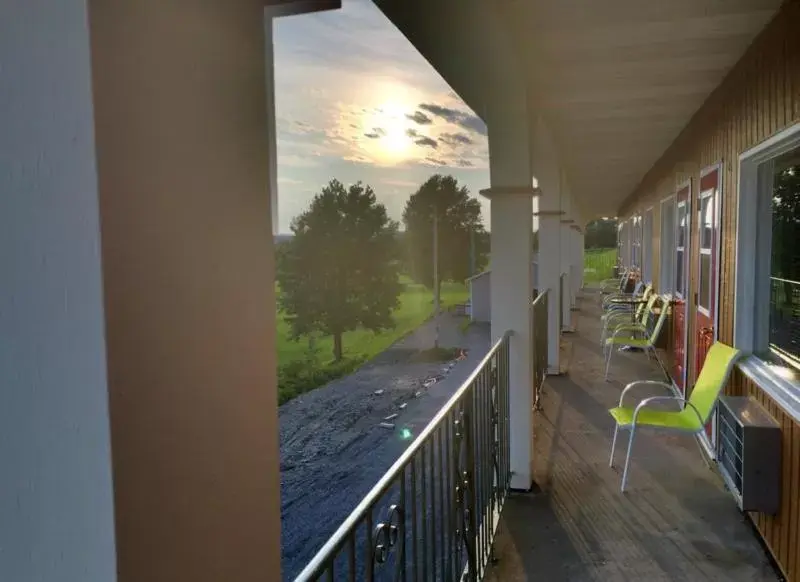 Balcony/Terrace in Hotel Motel Le Château