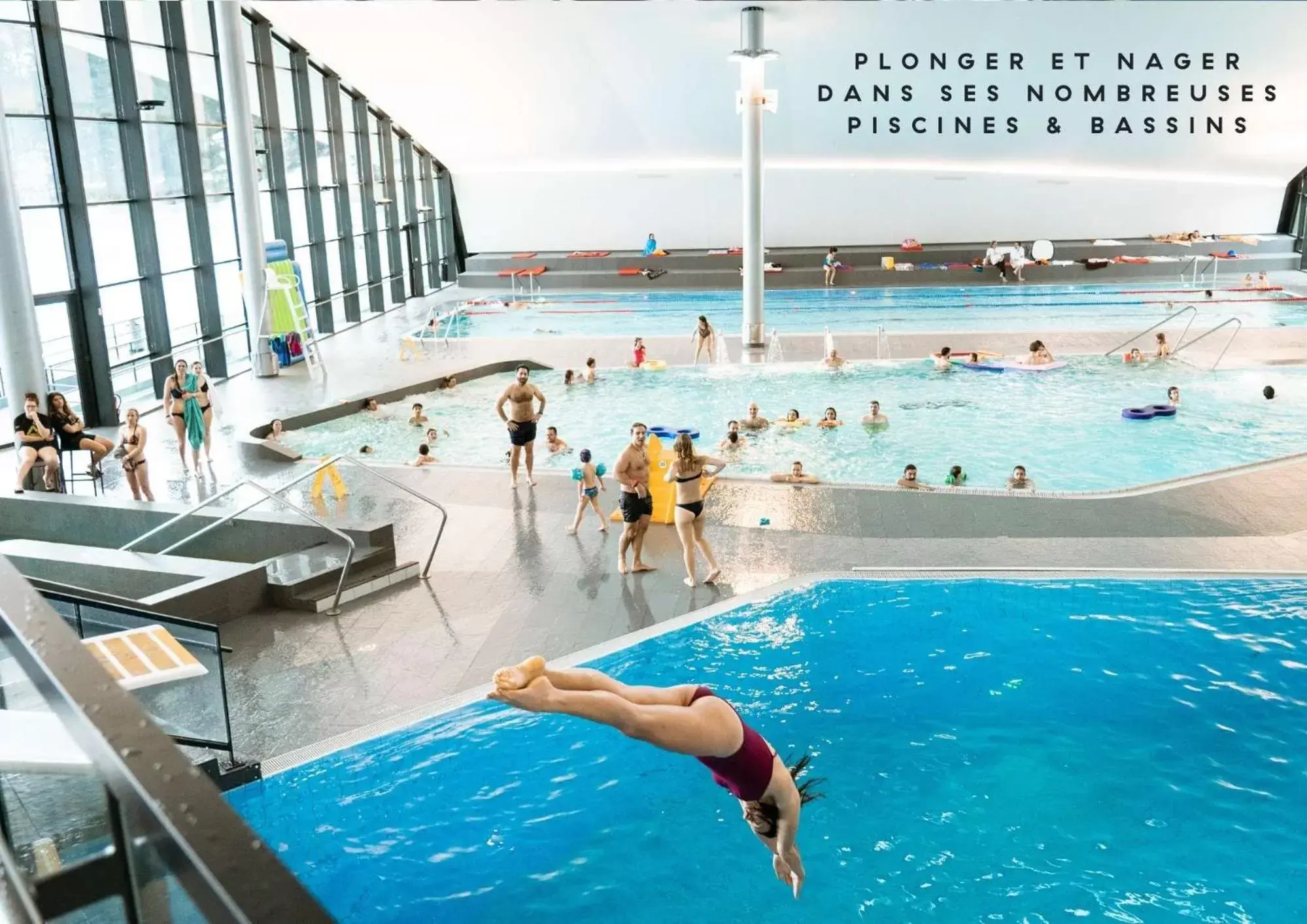 Winter, Swimming Pool in Ecrin Blanc Resort Courchevel