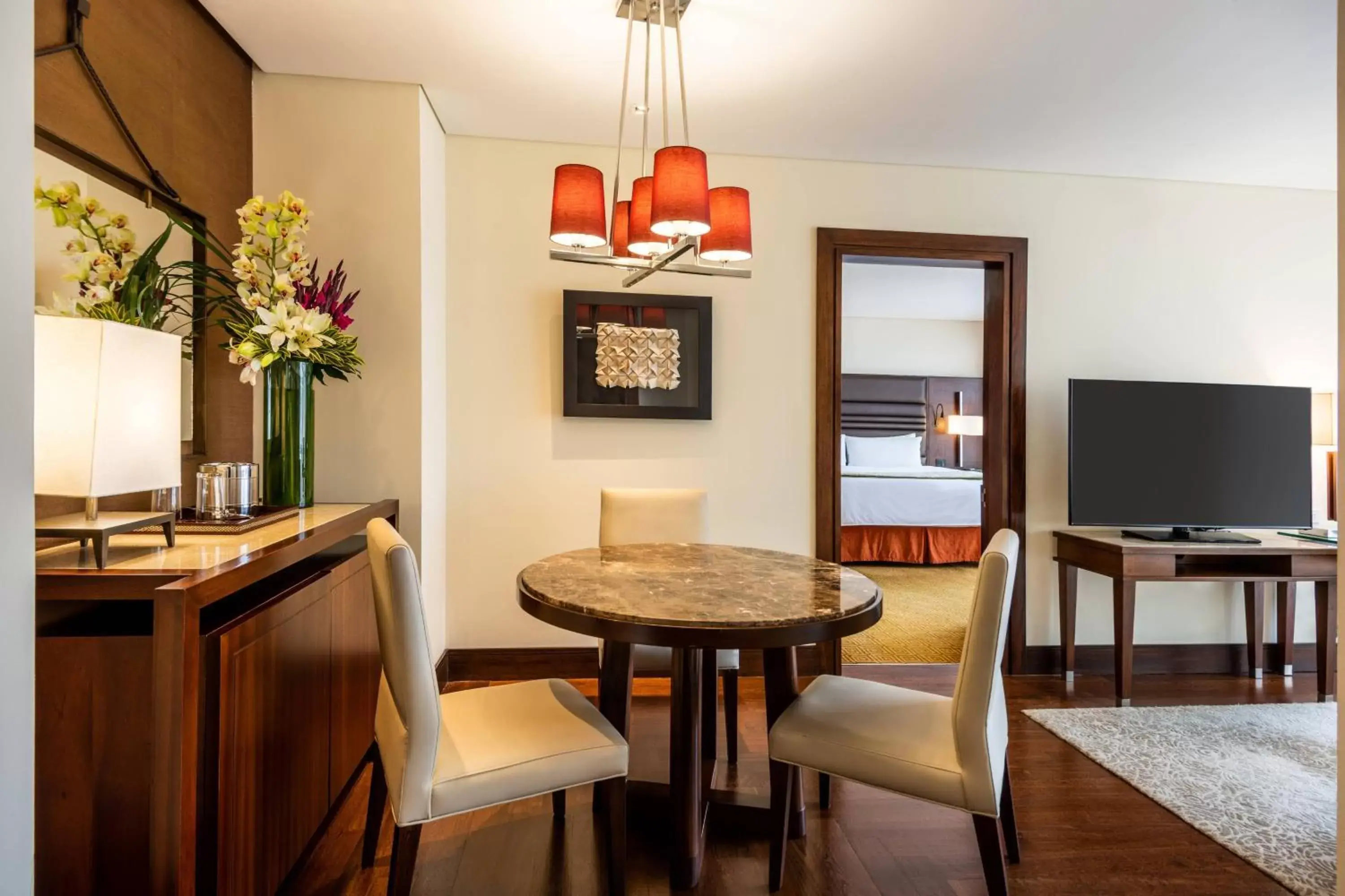 Photo of the whole room, TV/Entertainment Center in JW Marriott Hotel Bogotá