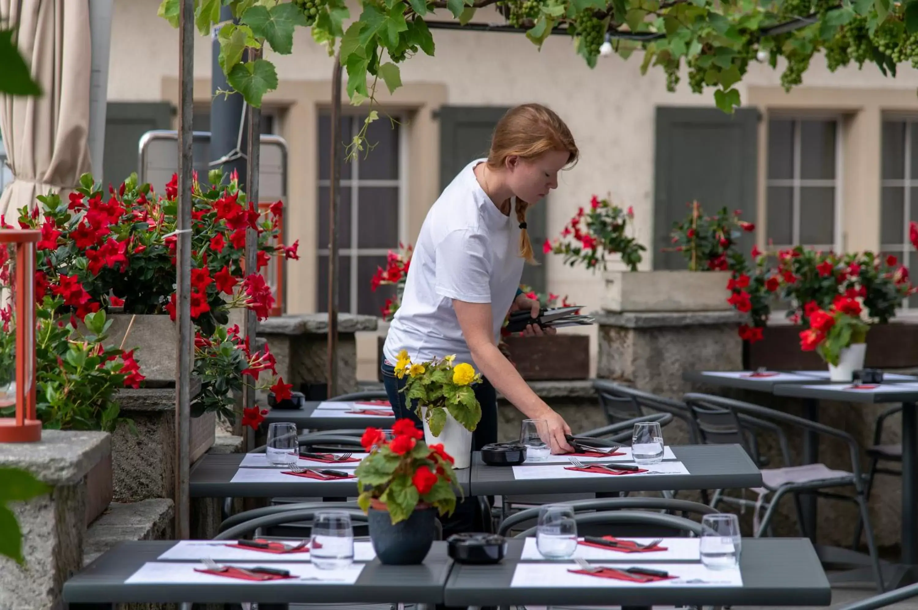 Patio, Restaurant/Places to Eat in Hotel de la Place