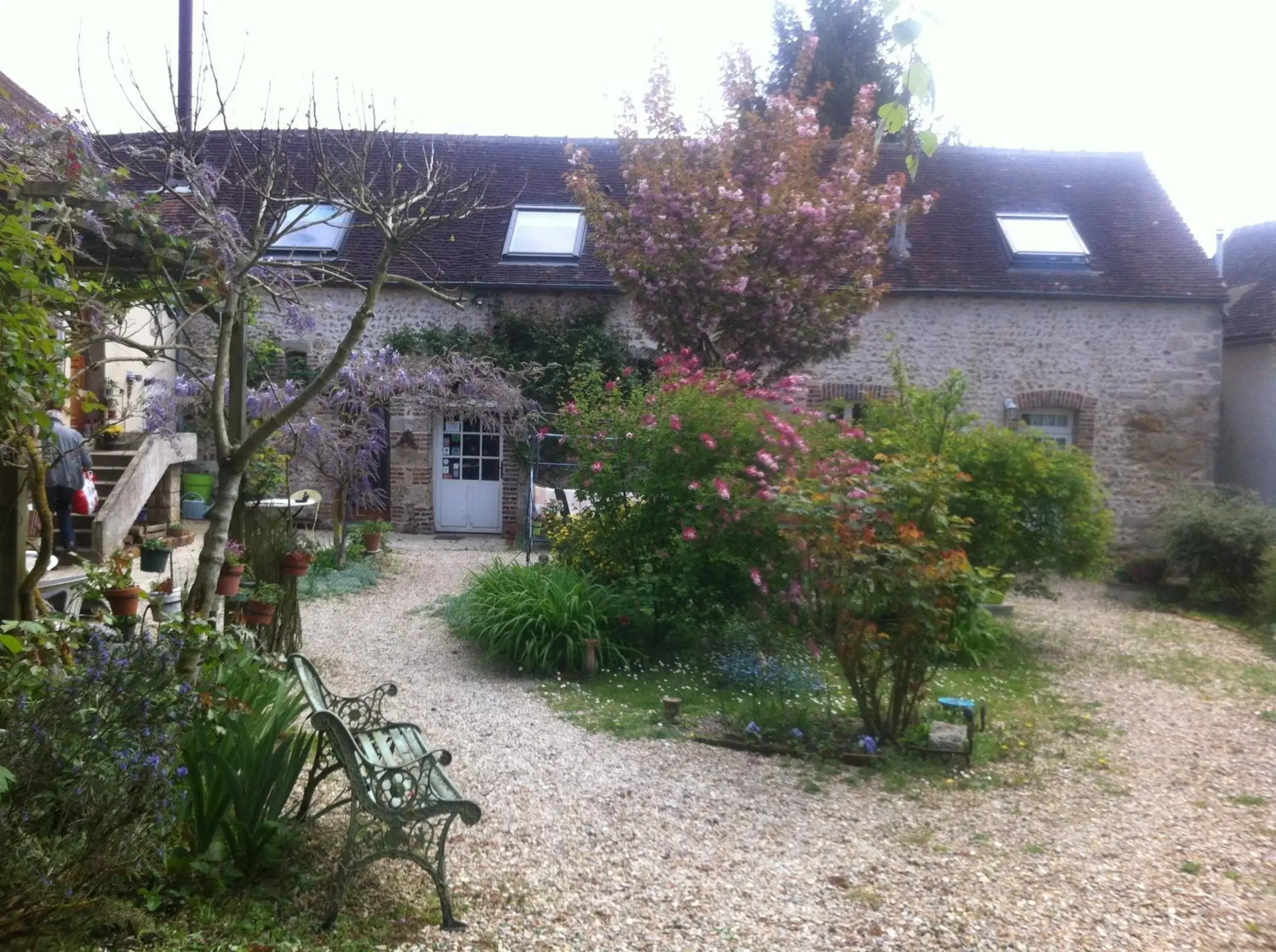 Garden in Les 3 roses