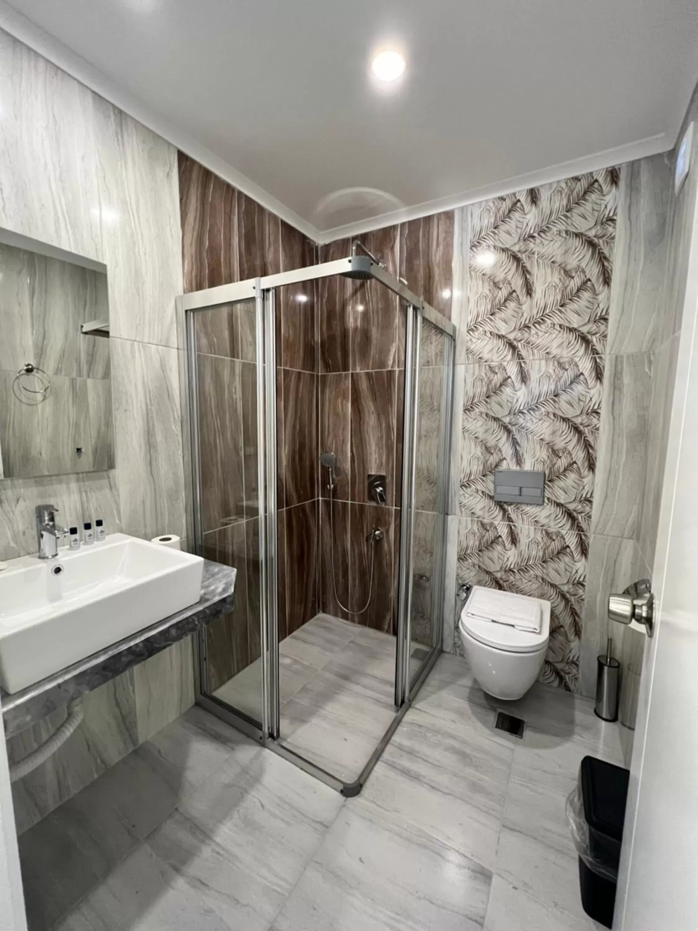 Shower, Bathroom in Ozcan Hotel