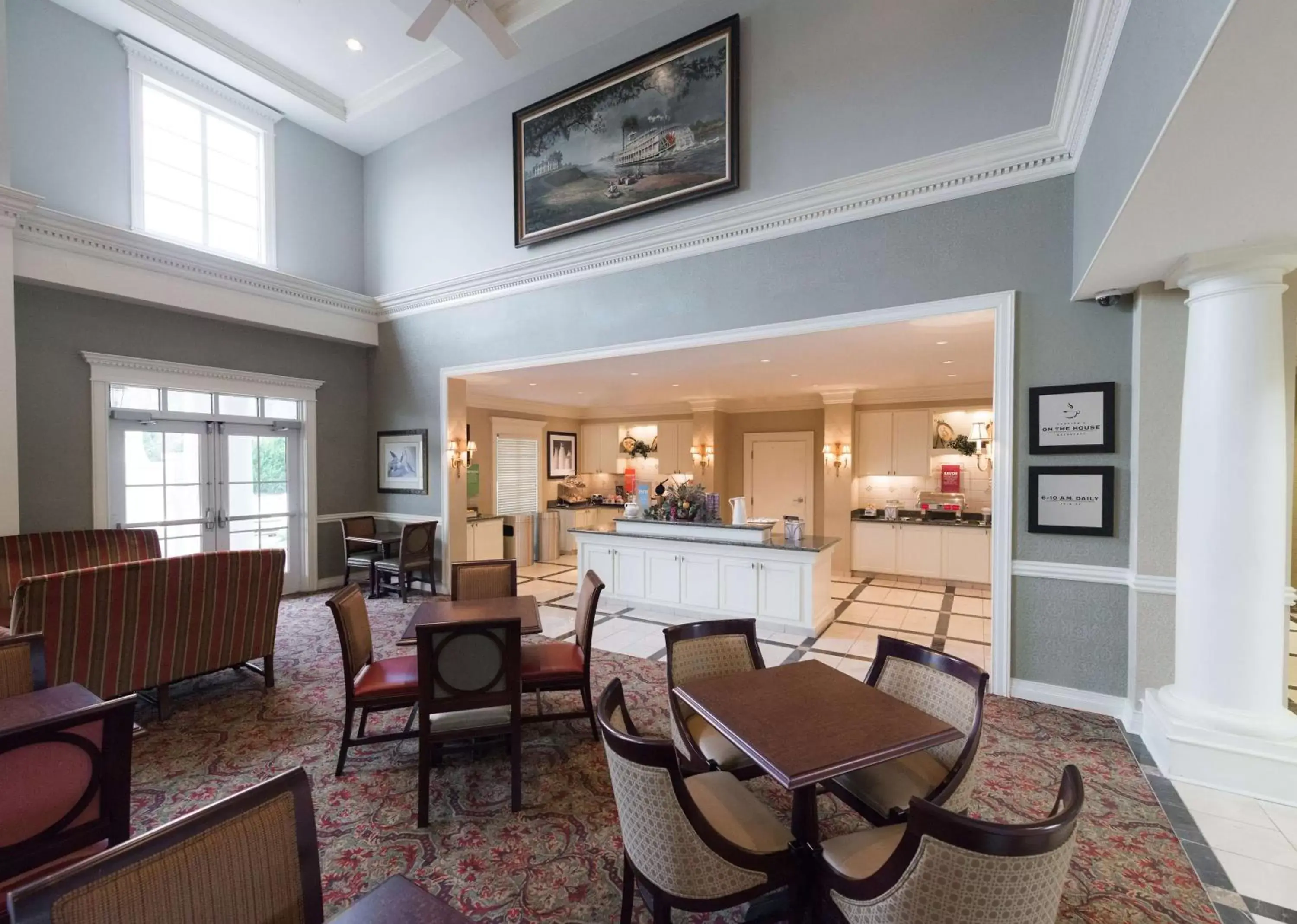 Dining area in Hampton Inn & Suites - Vicksburg