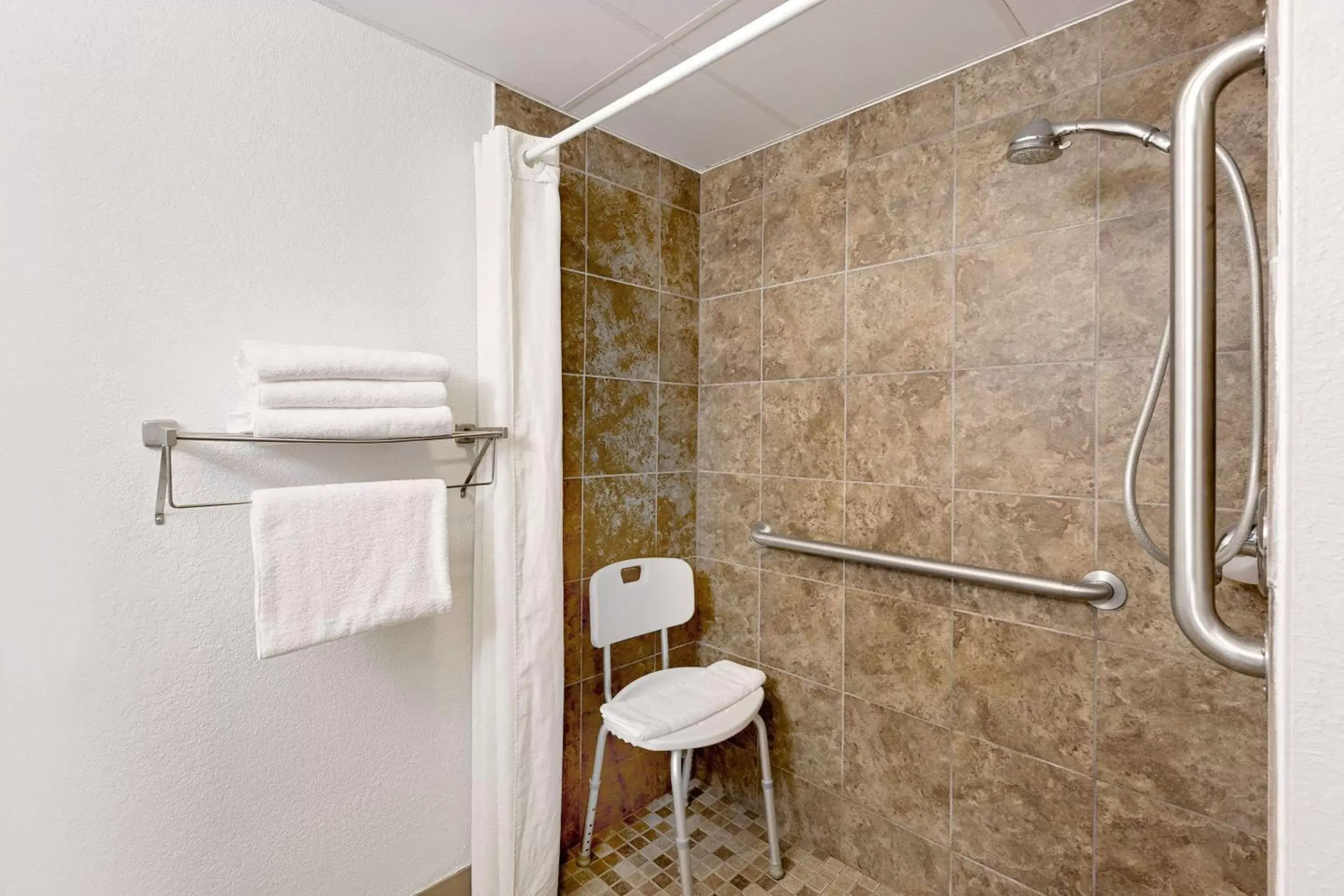 Shower, Bathroom in Super 8 by Wyndham St. James