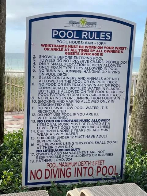 Property Logo/Sign in Shores of Panama Resort