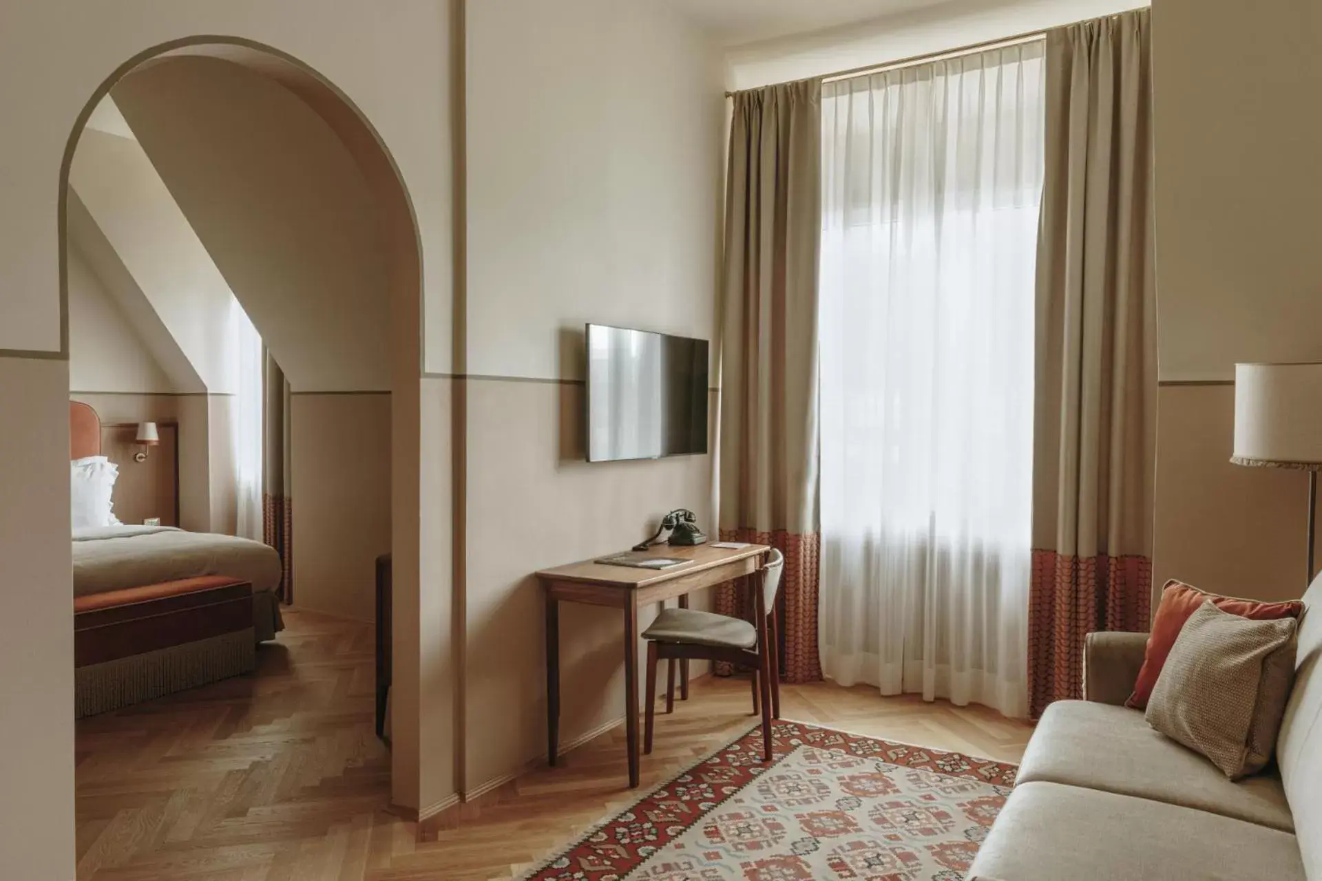 Photo of the whole room, Bed in Parkhotel Mondschein, a Member of Design Hotels Photo of the whole room, Bed in Parkhotel Mondschein, a Member of Design Hotels