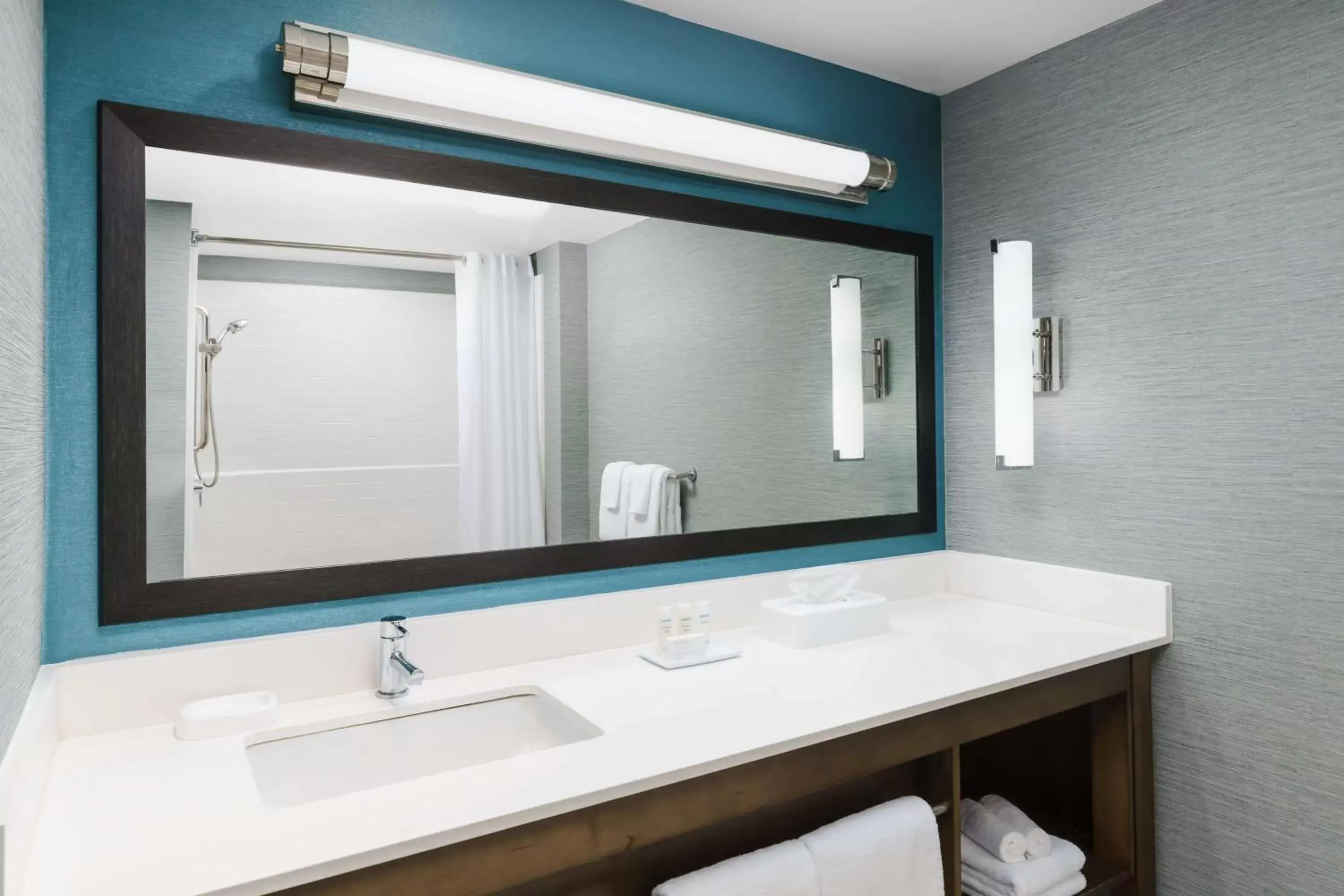 Bathroom in Homewood Suites by Hilton Myrtle Beach Oceanfront