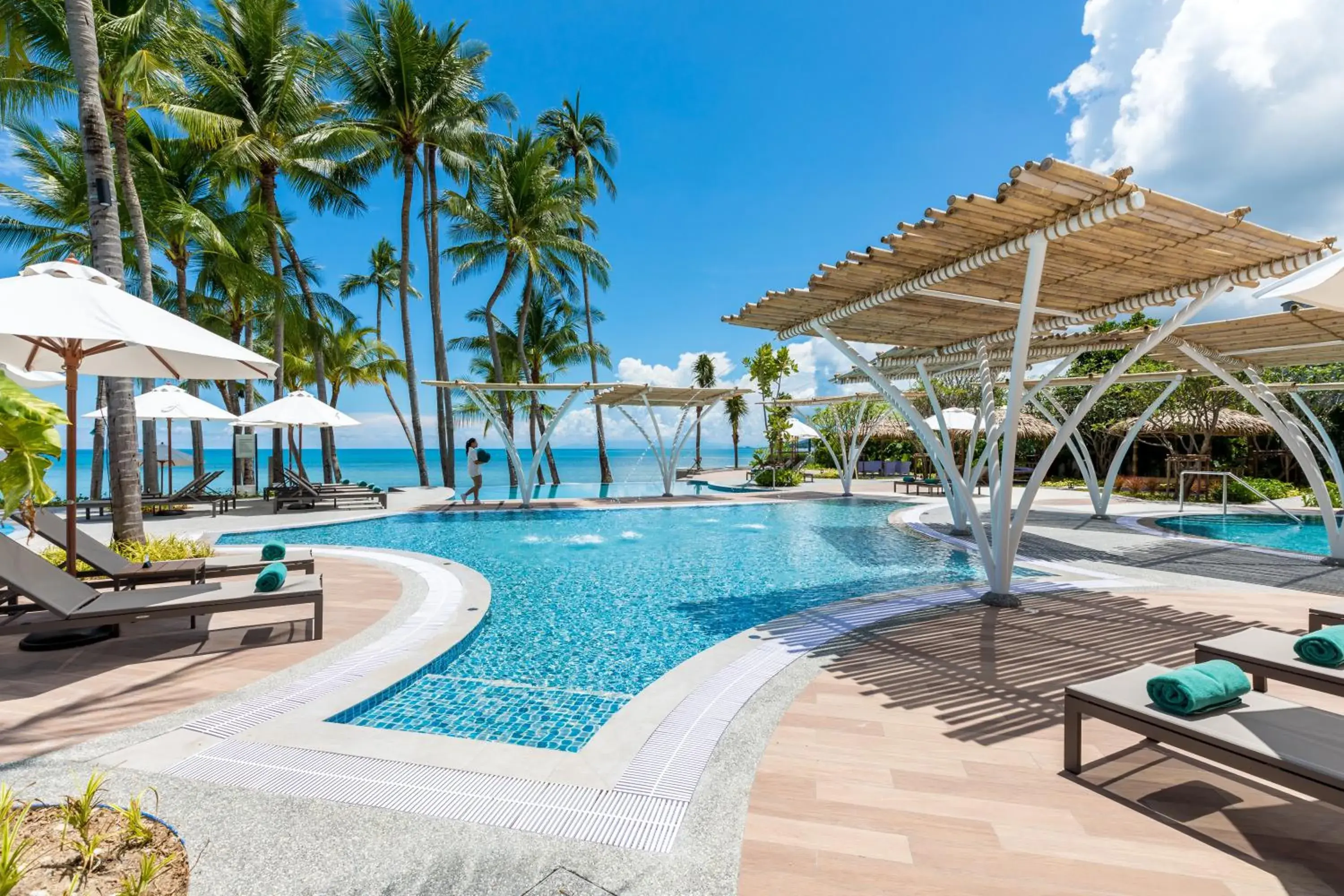 Swimming Pool in Outrigger Koh Samui Beach Resort - SHA Extra Plus