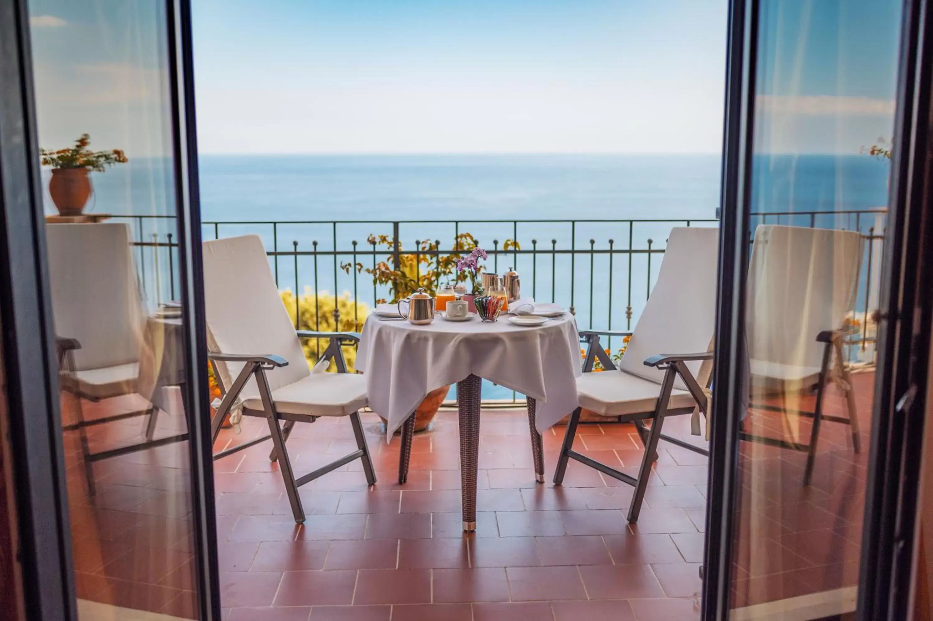 Balcony/Terrace, Sea View in Grand Hotel San Pietro Relais & Chateaux