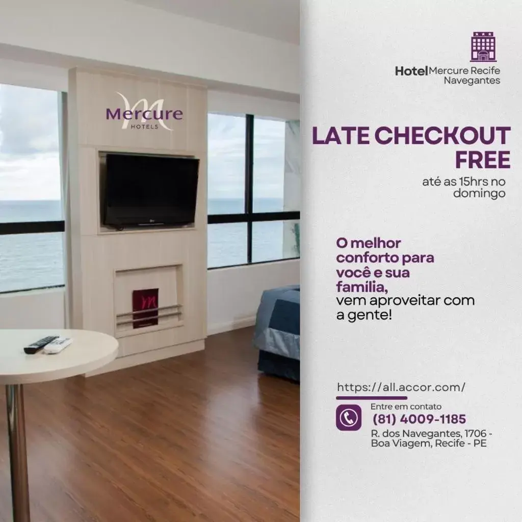 TV/Entertainment Center in Mercure Recife Navegantes