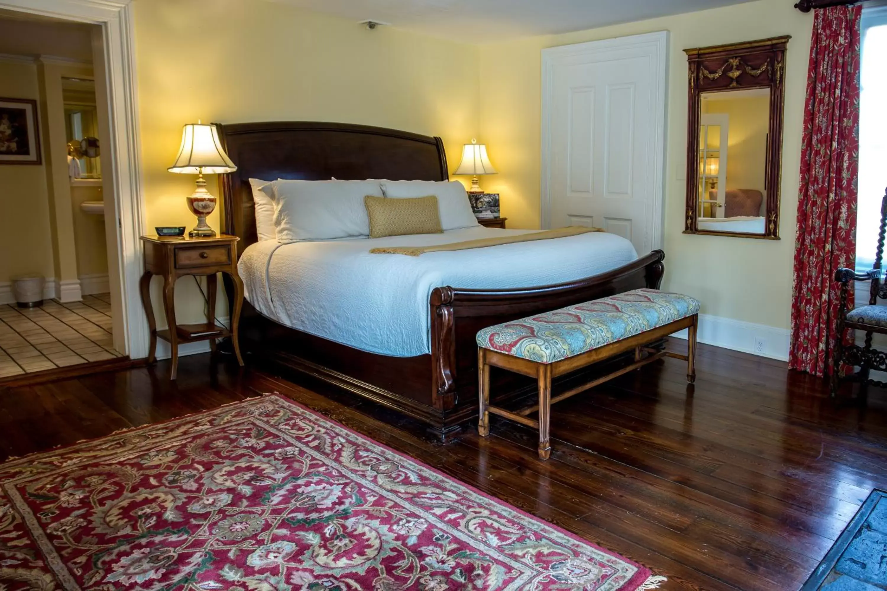 Bed in The Gastonian, Historic Inns of Savannah Collection