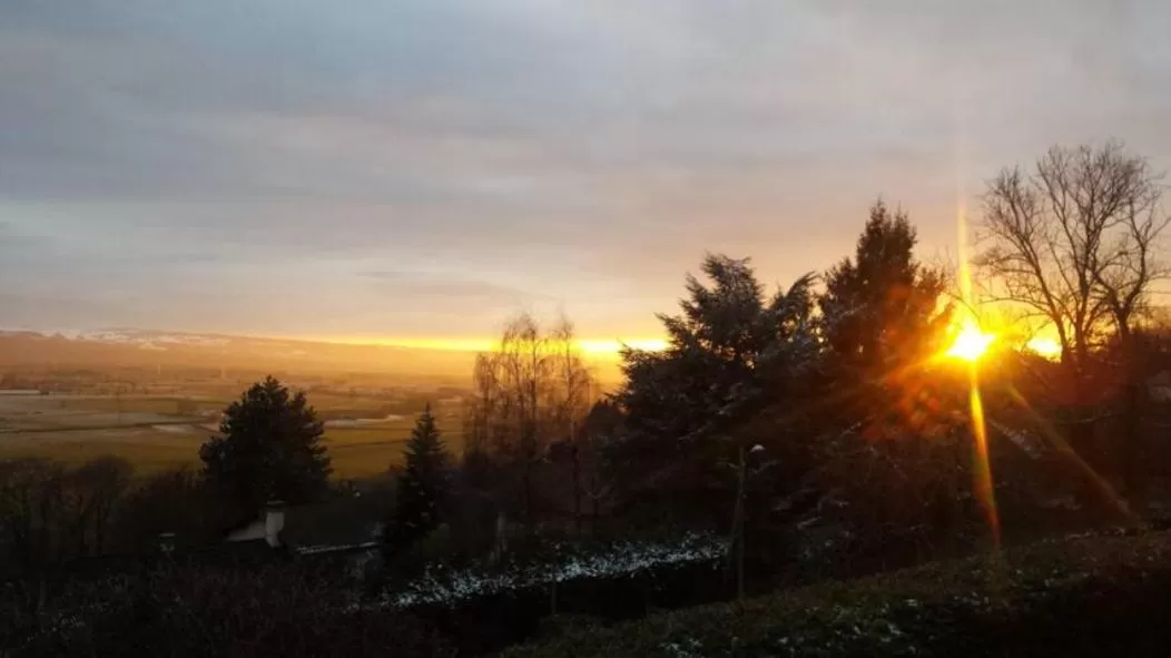 Sunset in Le Mas Dauphinois