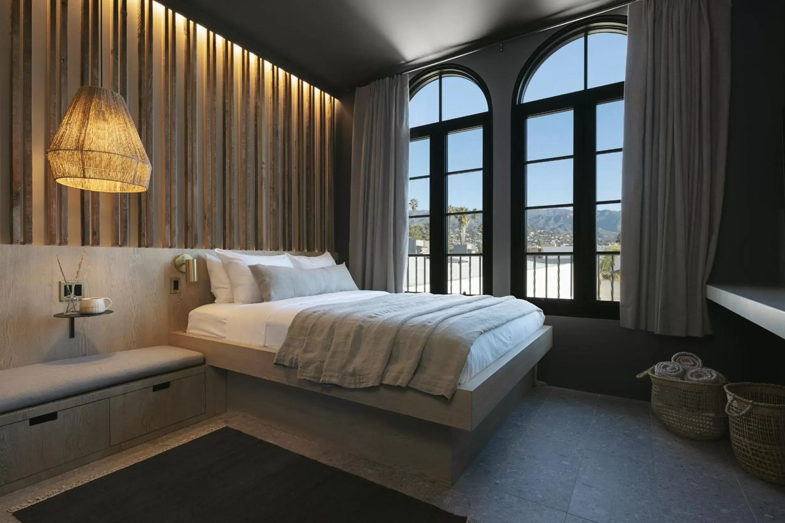 Bed in Drift Santa Barbara, a Member of Design Hotels Bed in Drift Santa Barbara, a Member of Design Hotels