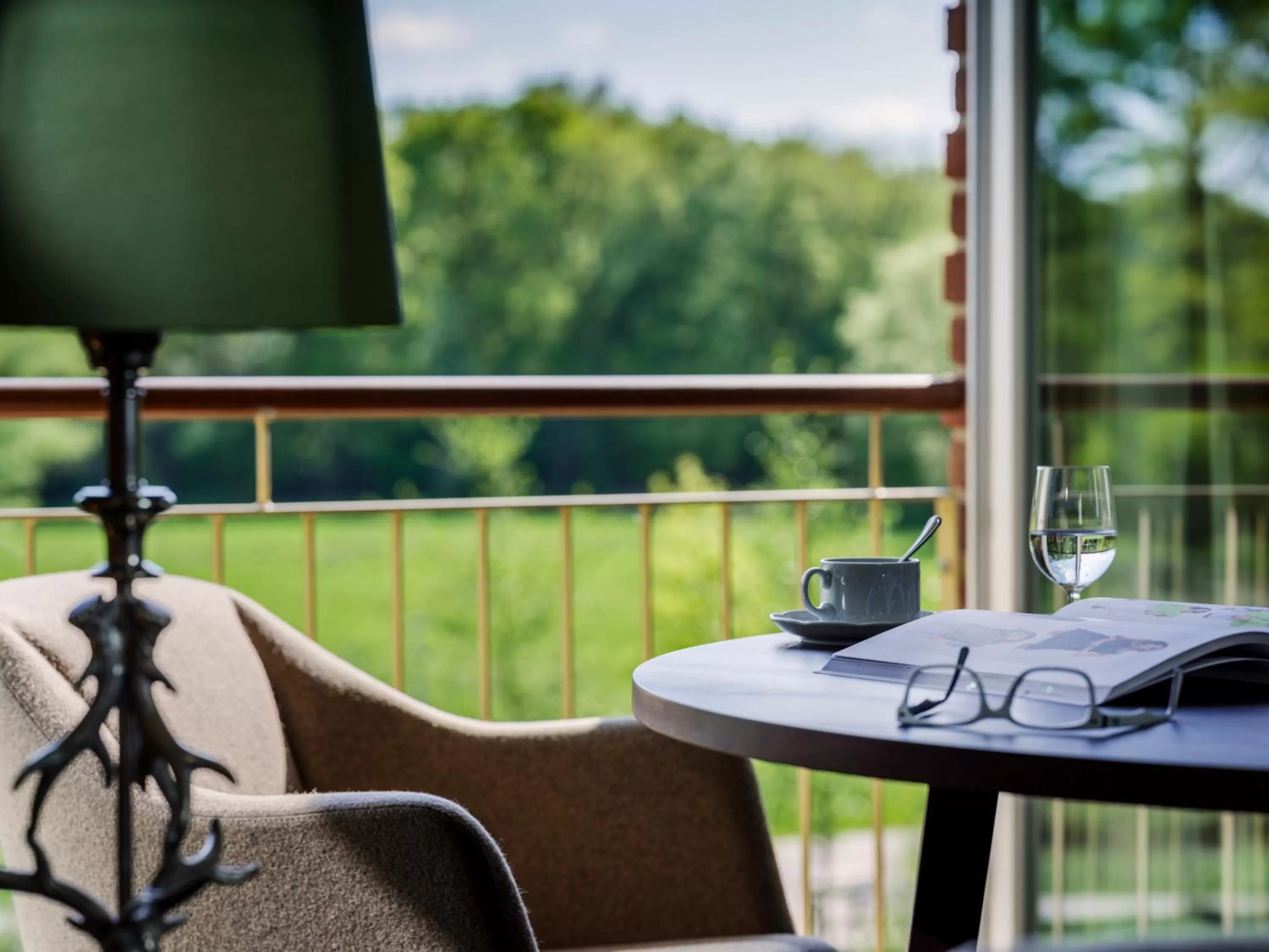 Balcony/Terrace in Romantik Hotel Jagdhaus Eiden am See