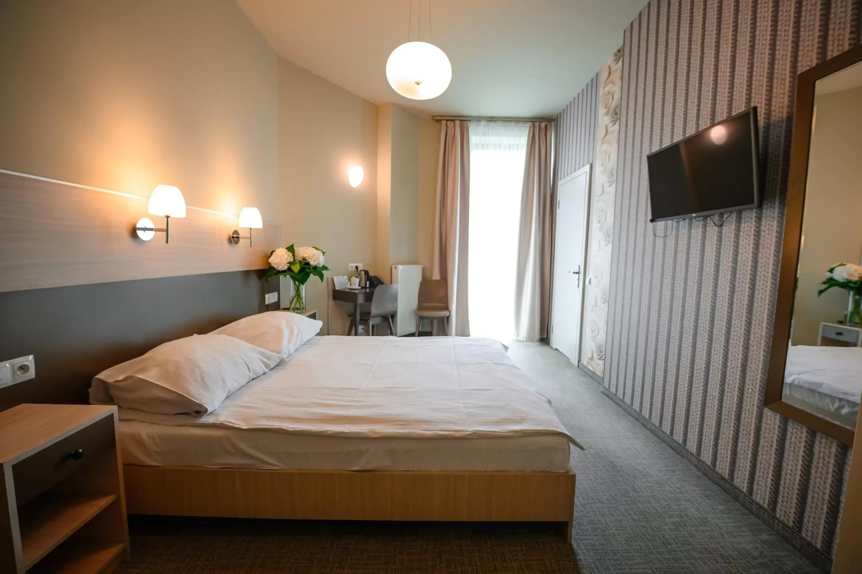 Bed in Hotel Kazimierz III