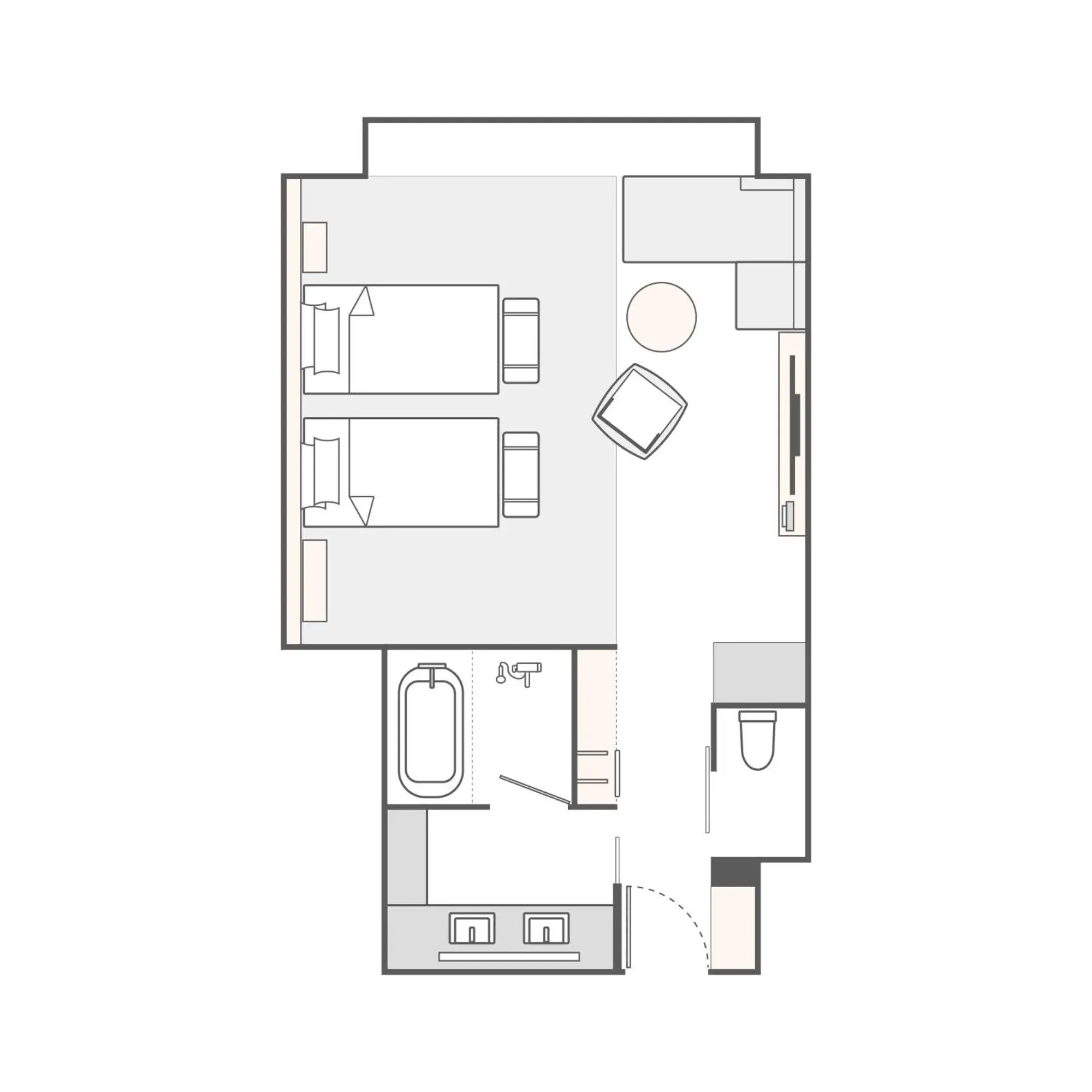 Floor Plan in Suginoi Hotel