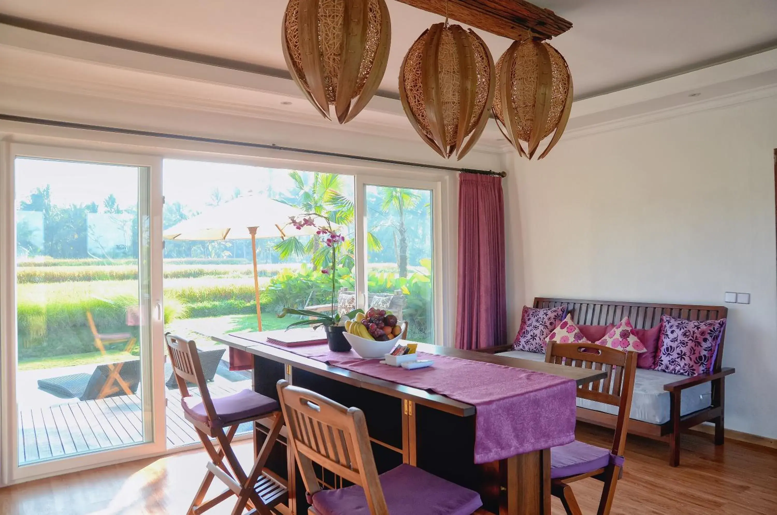 Living room, Dining Area in The Samara Villas & Restaurant