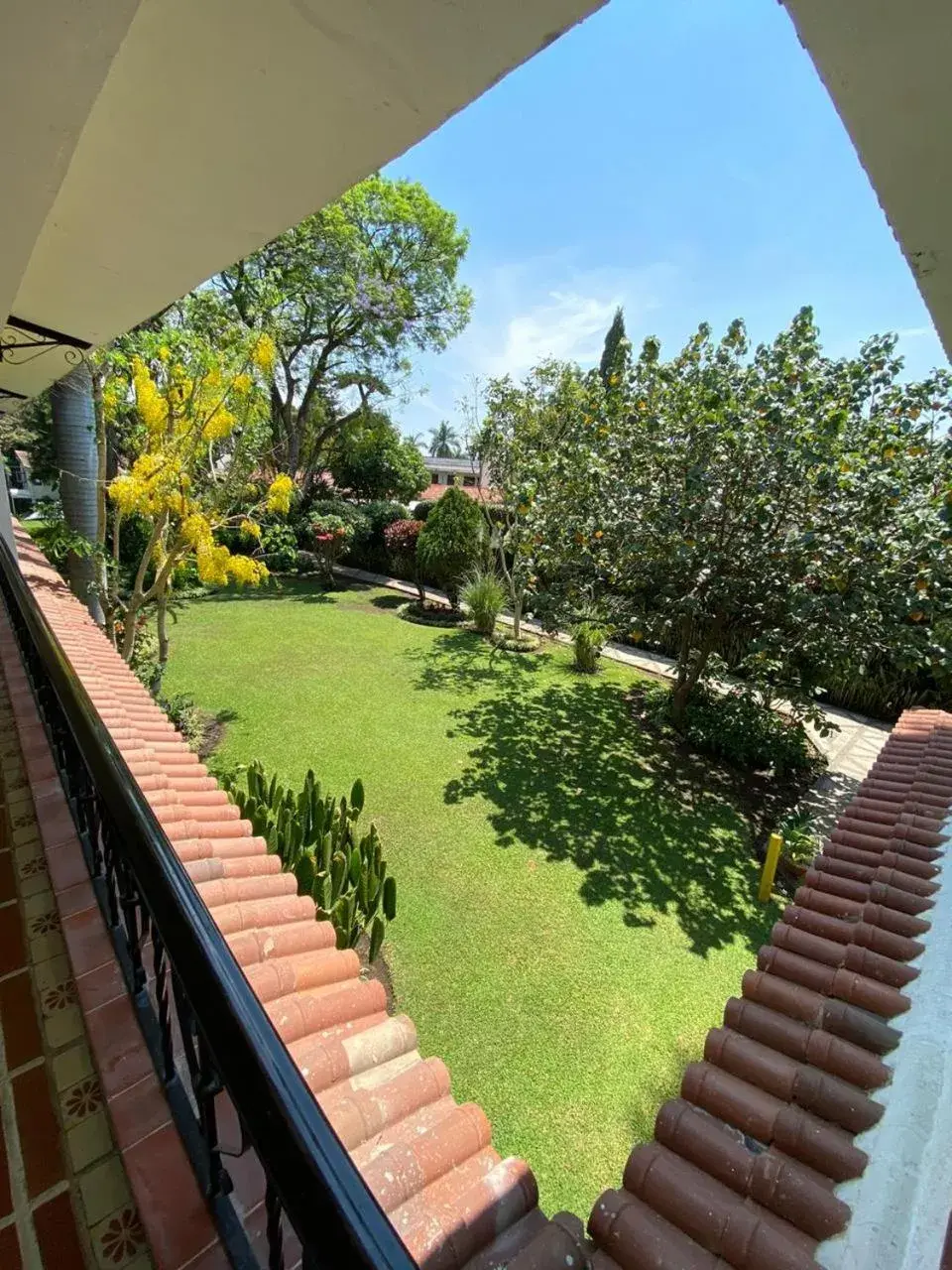 Patio in Hotel Posada Quinta Las Flores