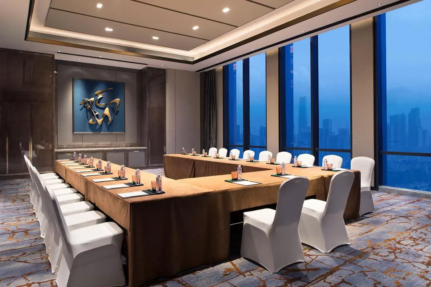 Meeting/conference room, Business Area/Conference Room in Wanda Vista Zhengzhou