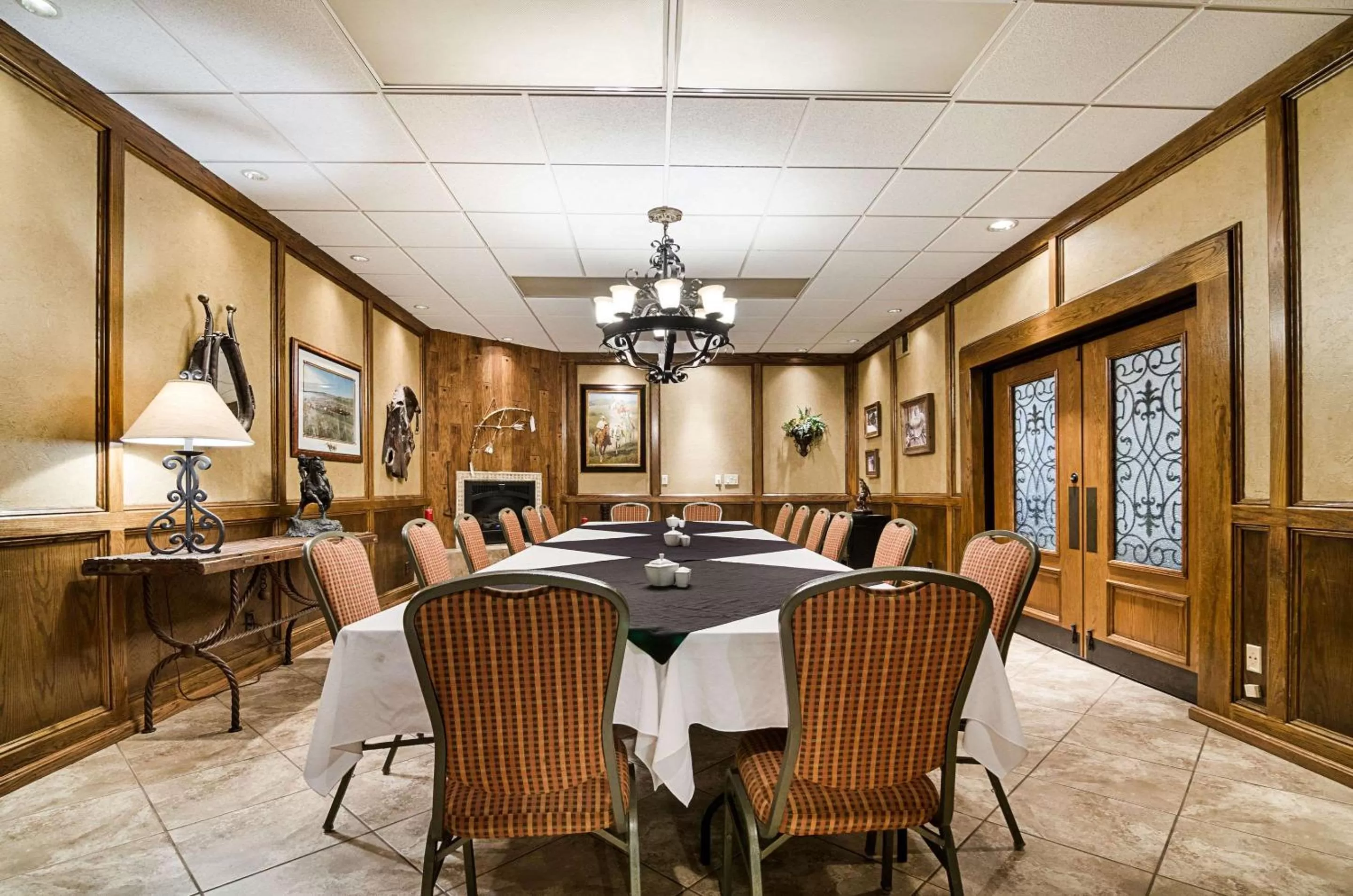 On site in Clarion Inn Garden City