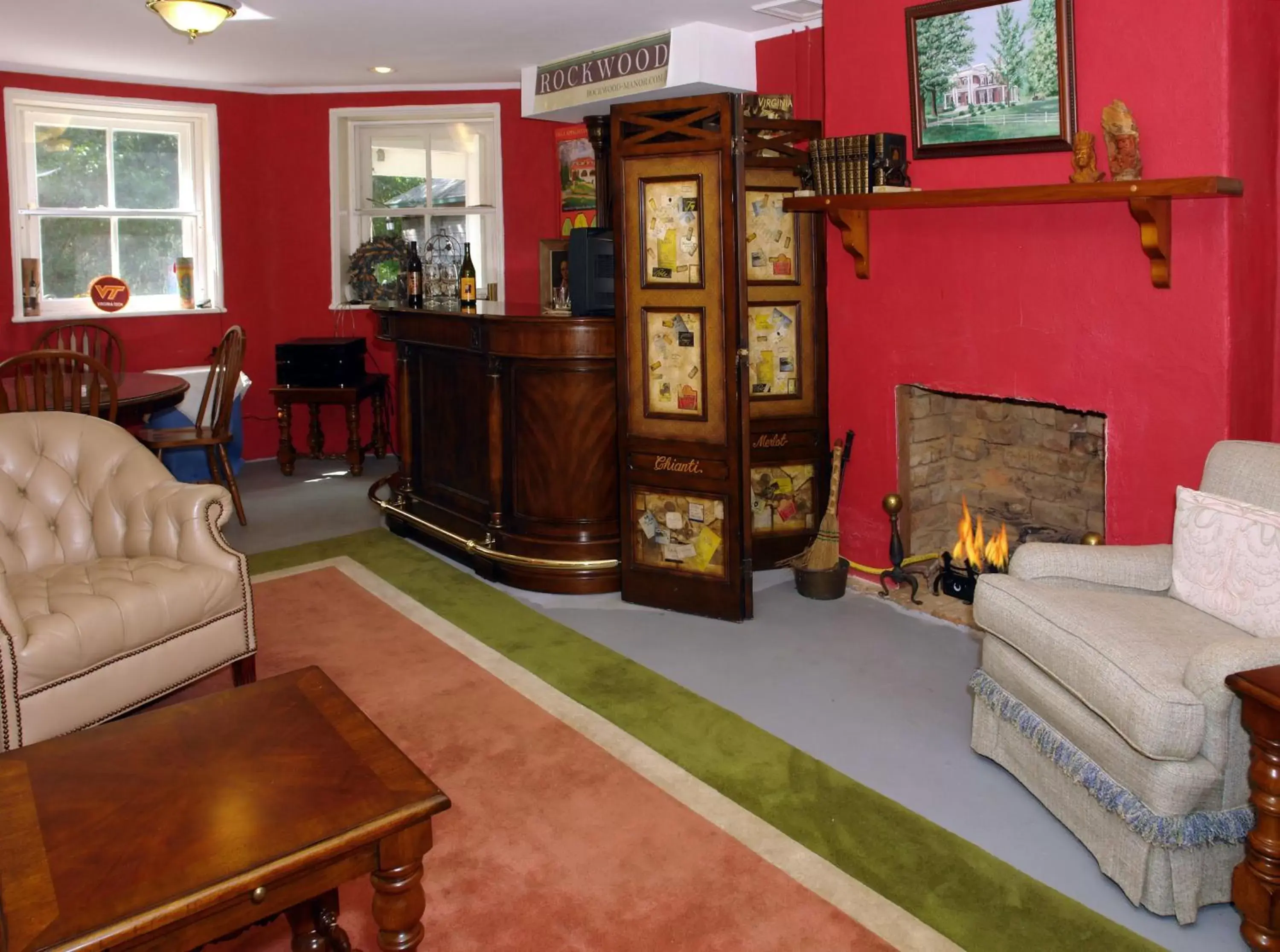 Communal lounge/ TV room in Rockwood Manor Bed & Breakfast