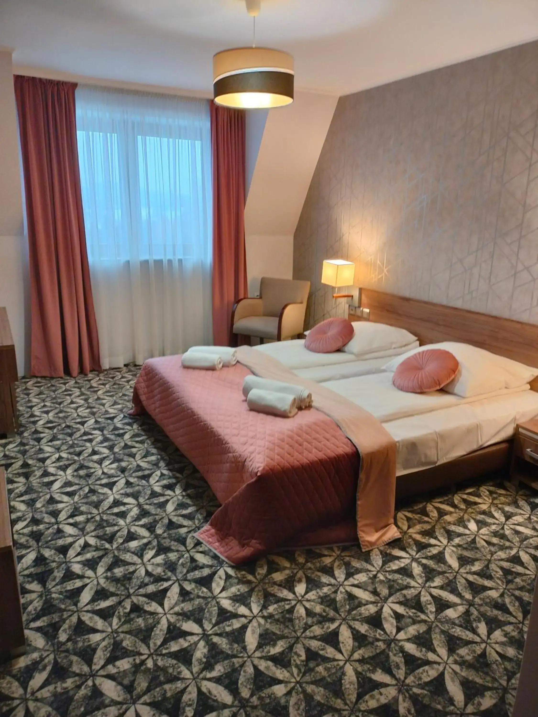 Bed in Hotel Zakliki