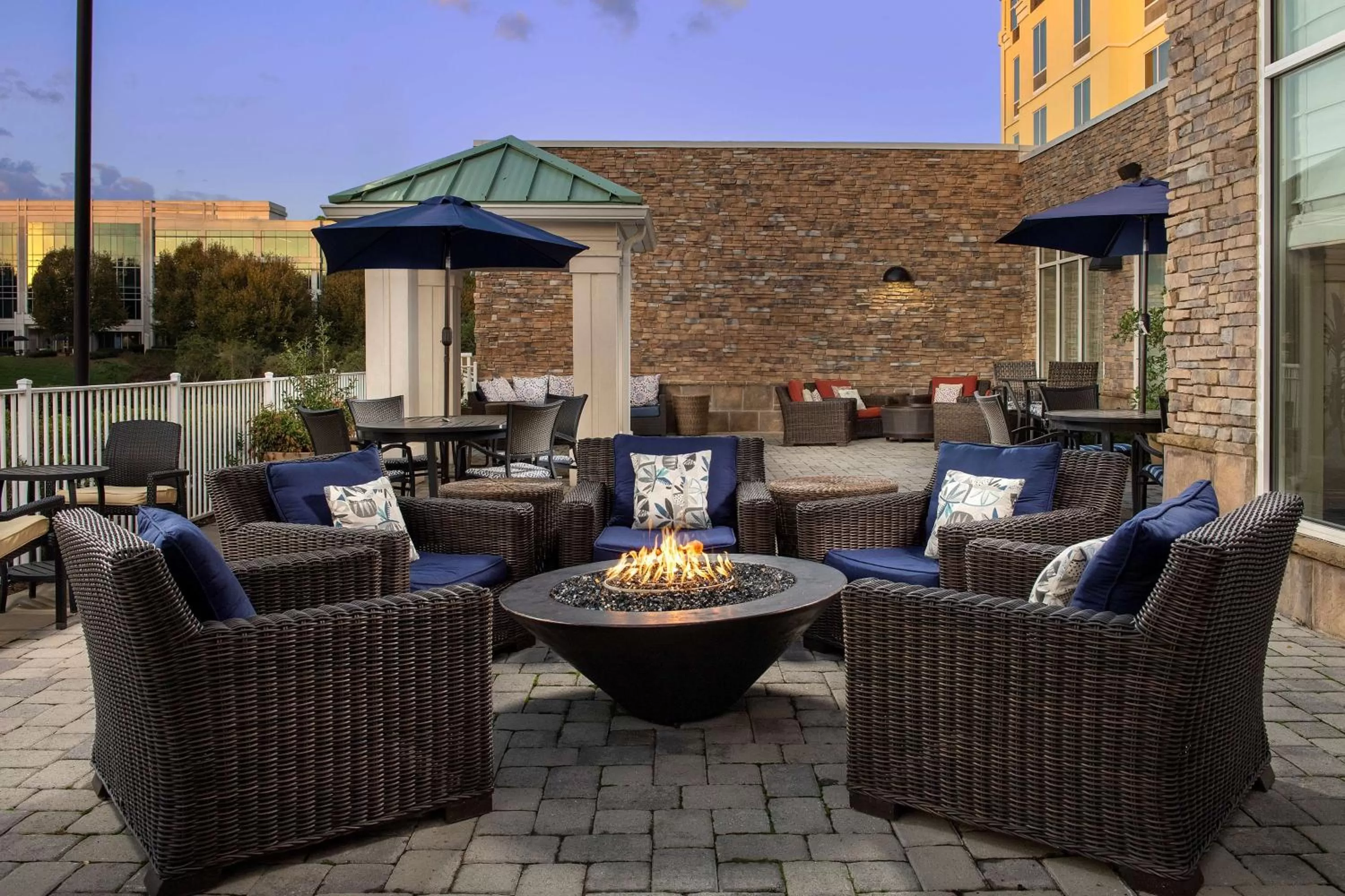 Patio in Hilton Garden Inn Charlotte Airport