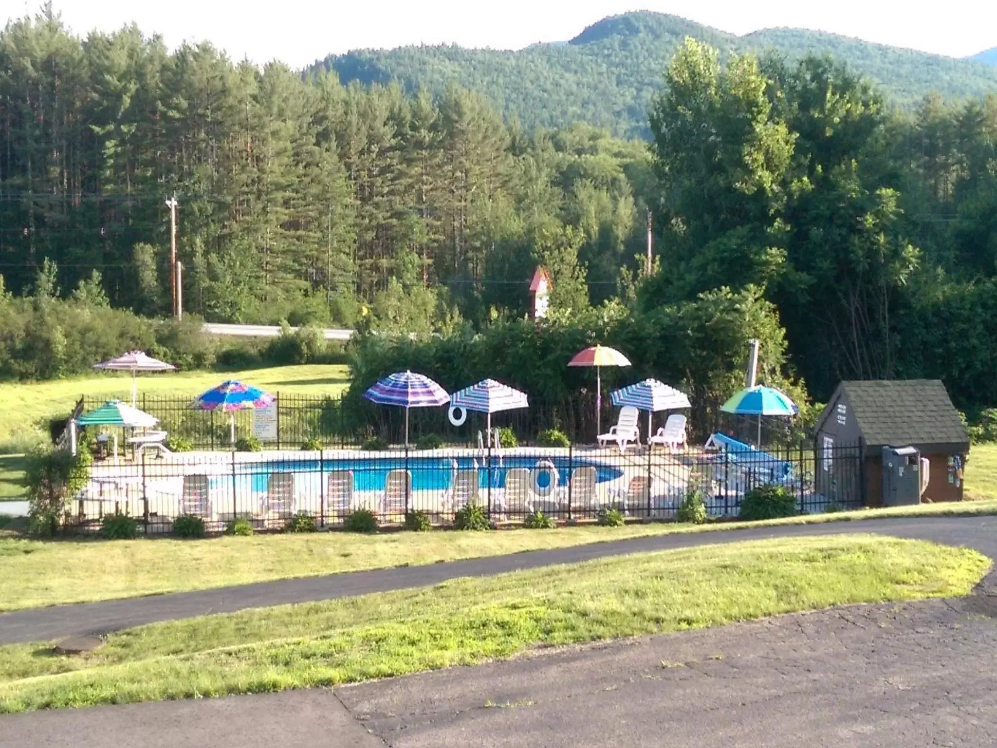 Swimming Pool in Swiss Chalets Village Inn