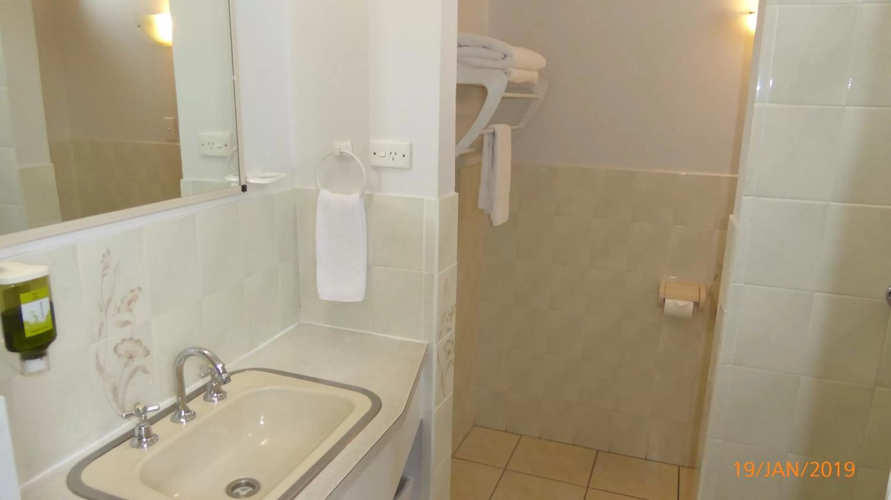 Bathroom in Tower Court Motel - adults only haven