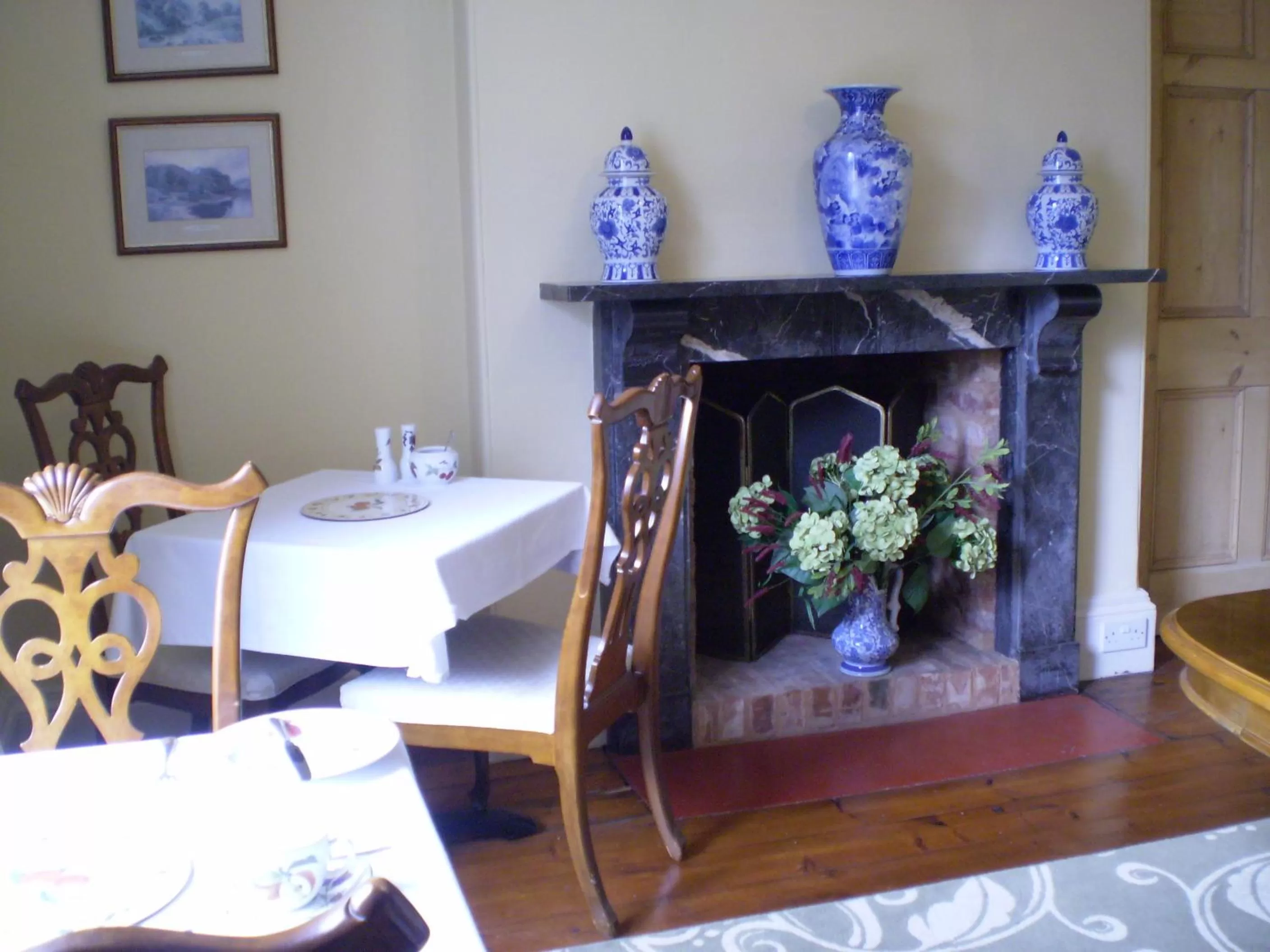 Dining area in Buckley Farmhouse B & B