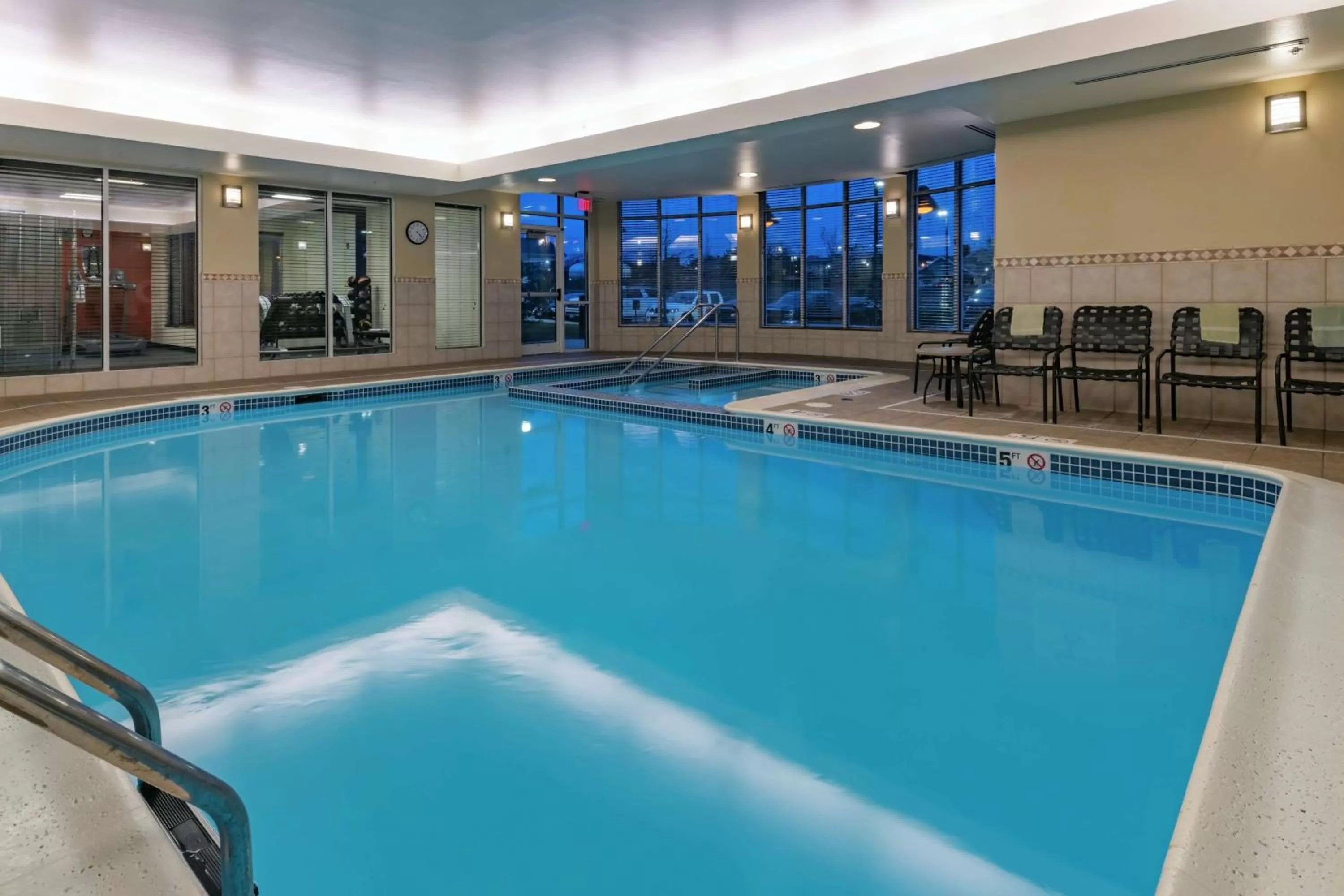 Pool view in Hilton Garden Inn Devens Common